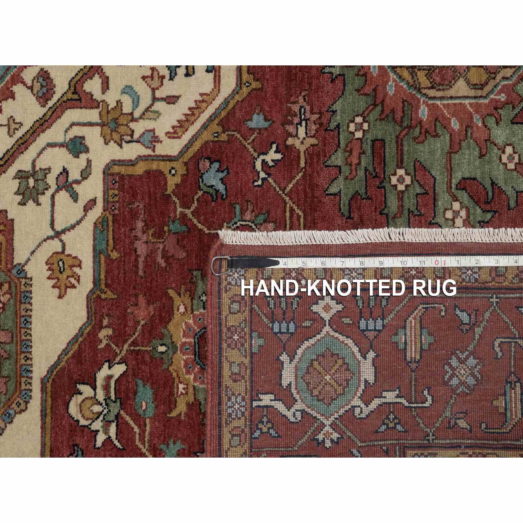 Heriz-Hand-Knotted-Rug-464050
