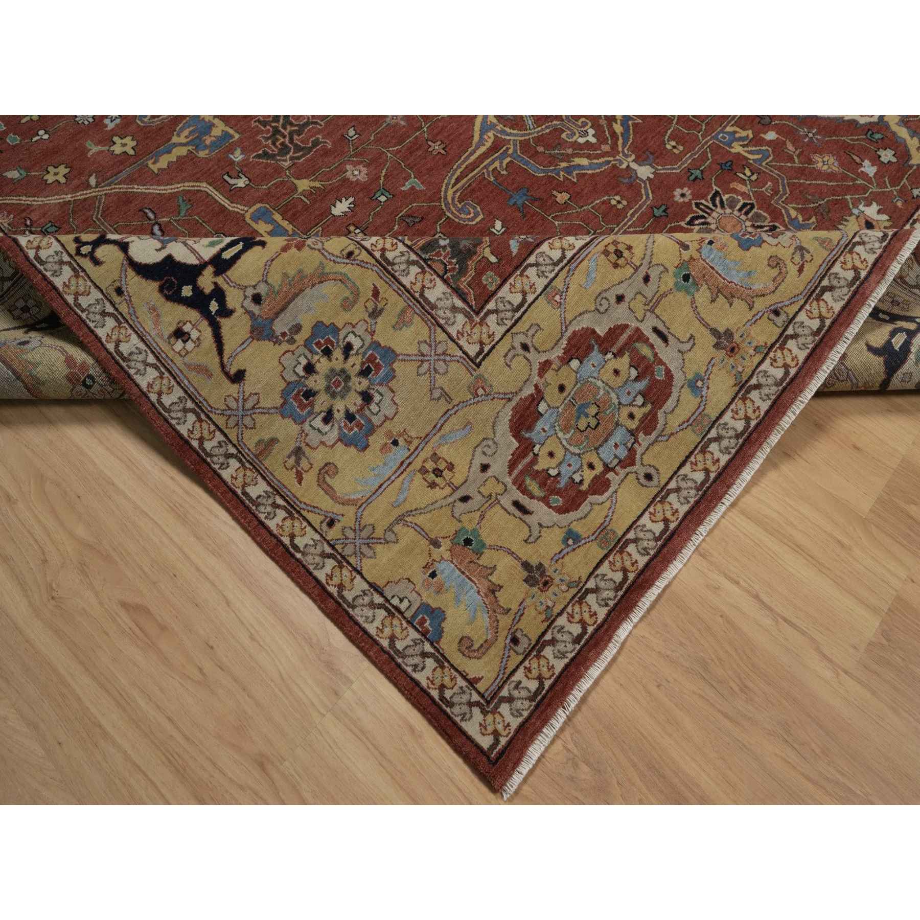 Heriz-Hand-Knotted-Rug-464055