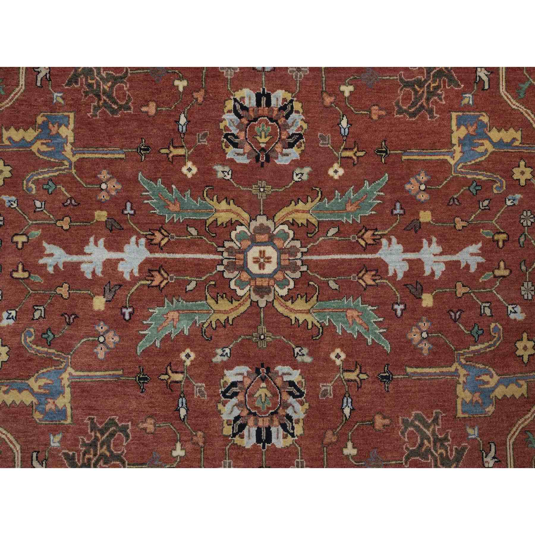 Heriz-Hand-Knotted-Rug-464055