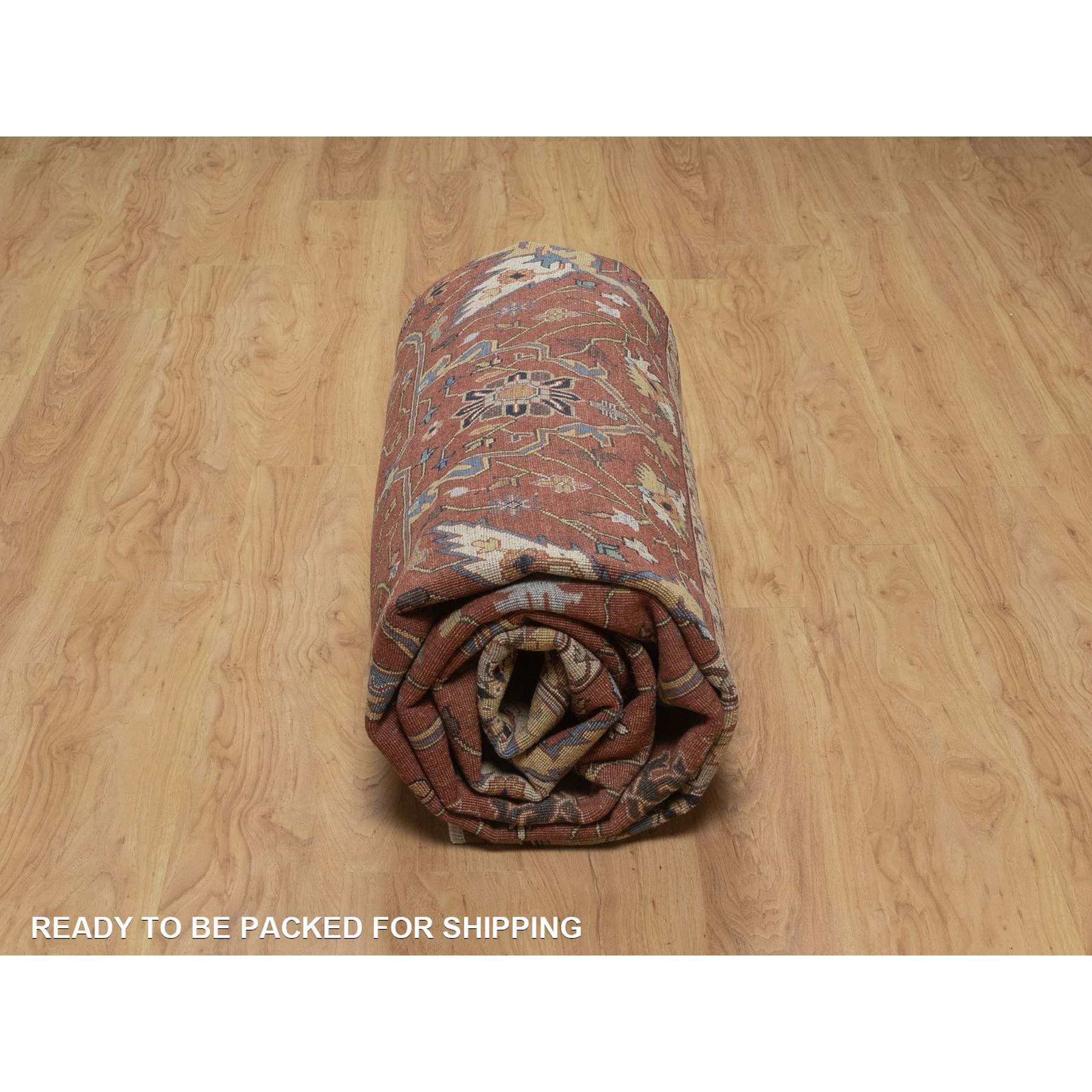 Heriz-Hand-Knotted-Rug-464055