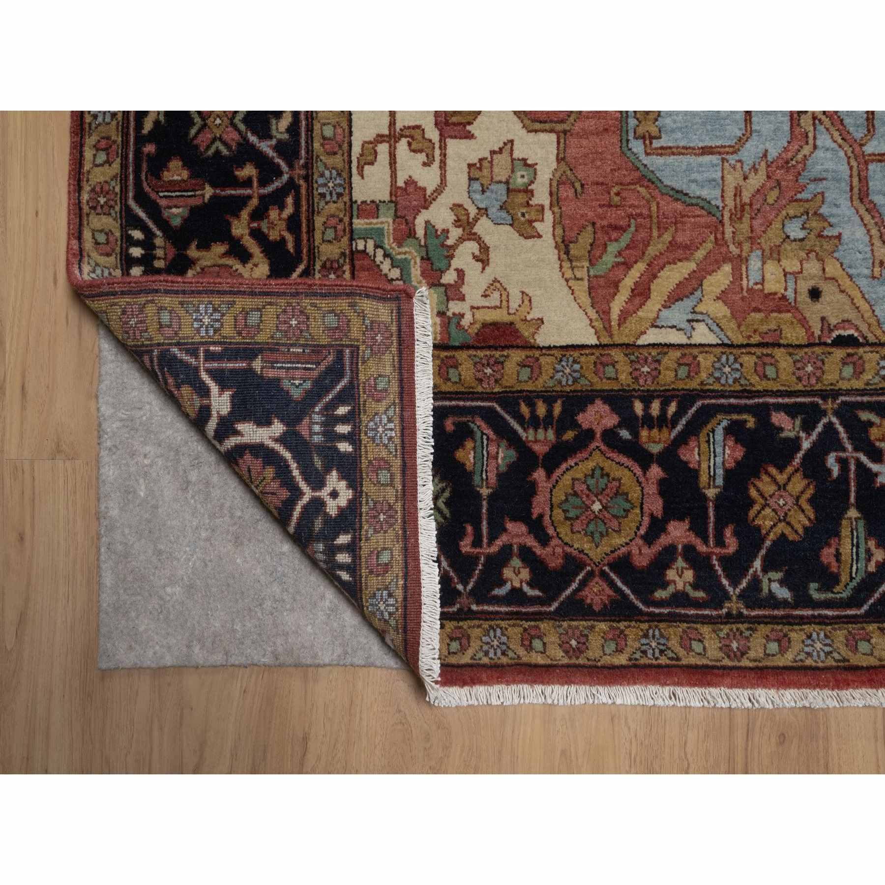 Heriz-Hand-Knotted-Rug-464060