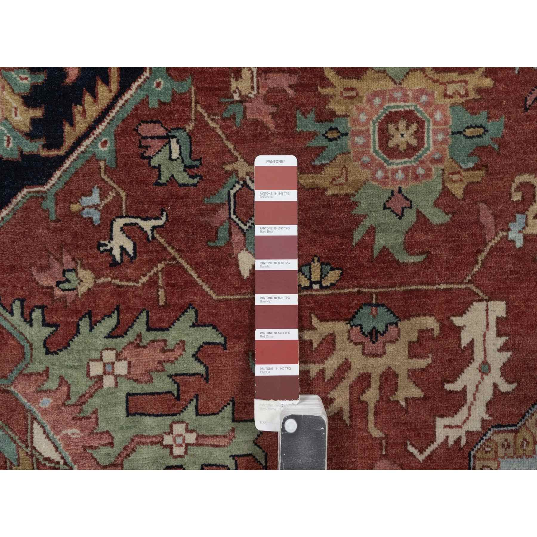Heriz-Hand-Knotted-Rug-464060