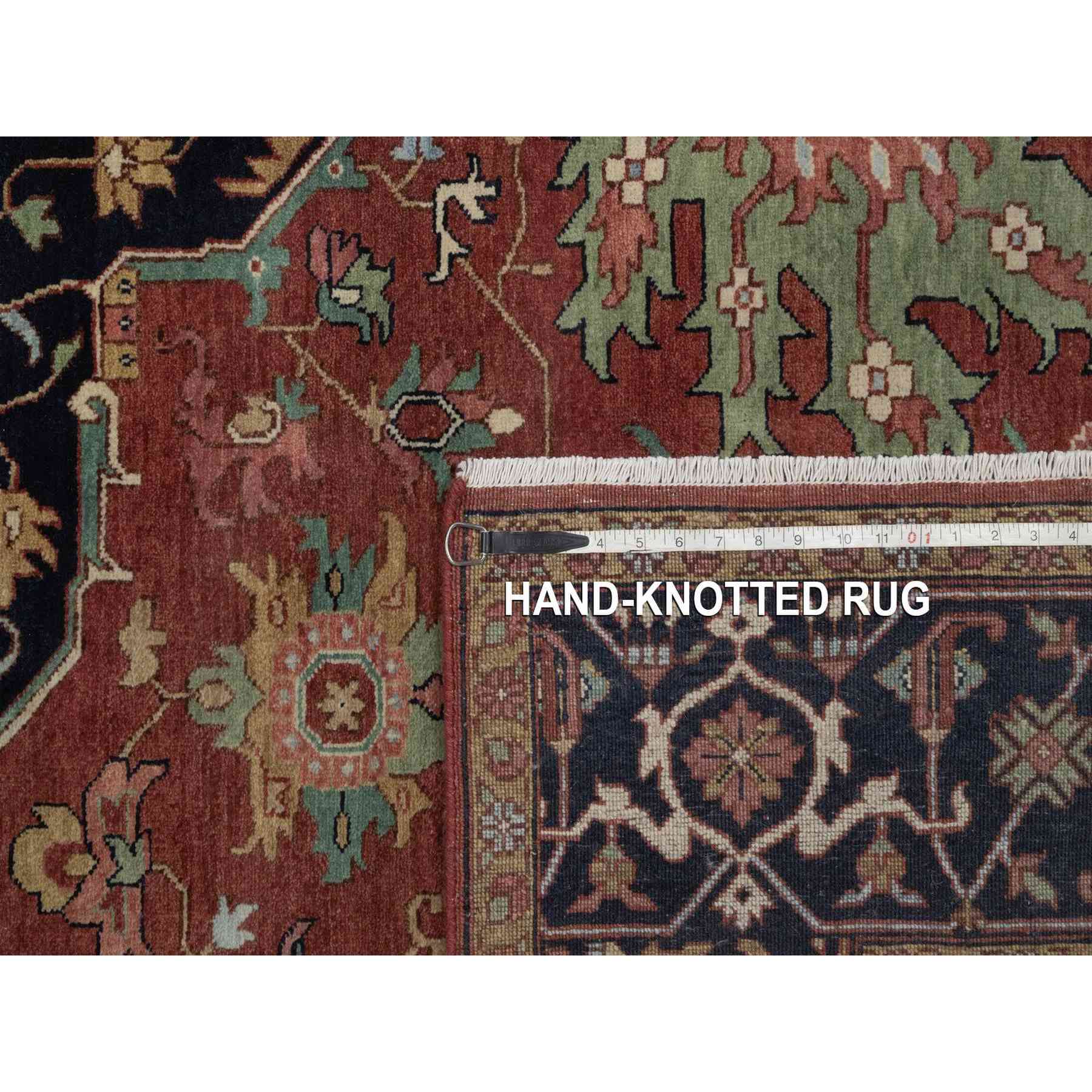 Heriz-Hand-Knotted-Rug-464060