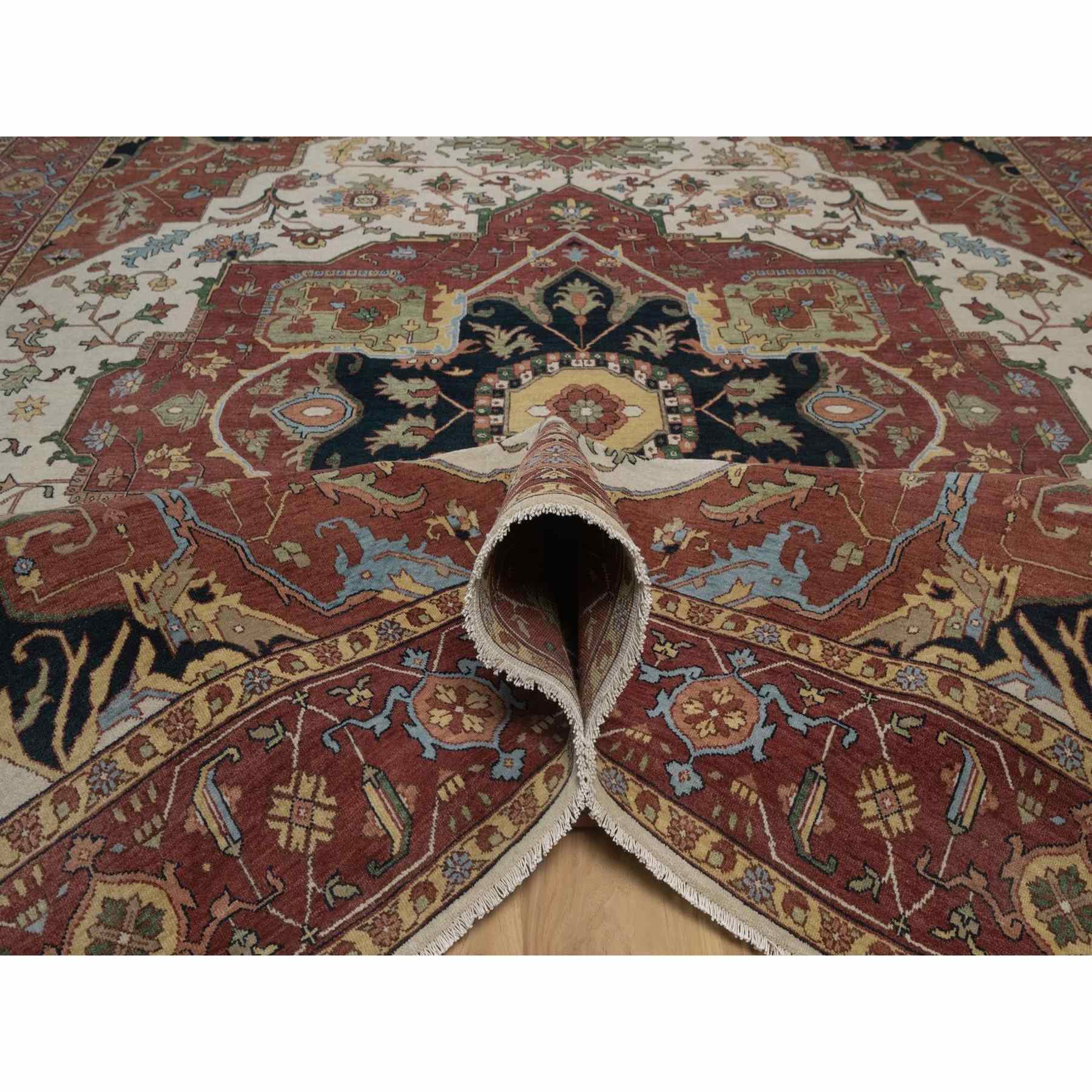 Heriz-Hand-Knotted-Rug-464065