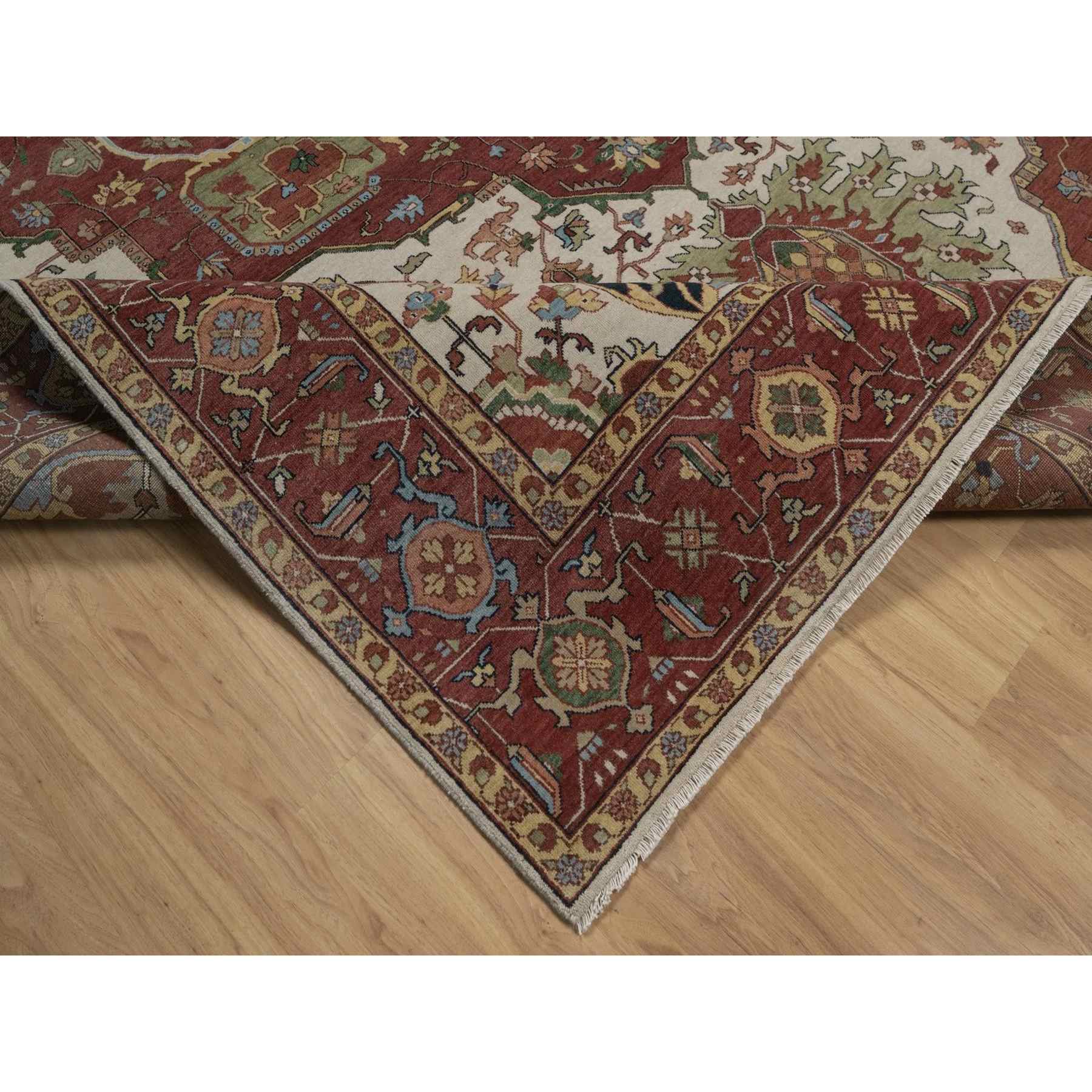 Heriz-Hand-Knotted-Rug-464065