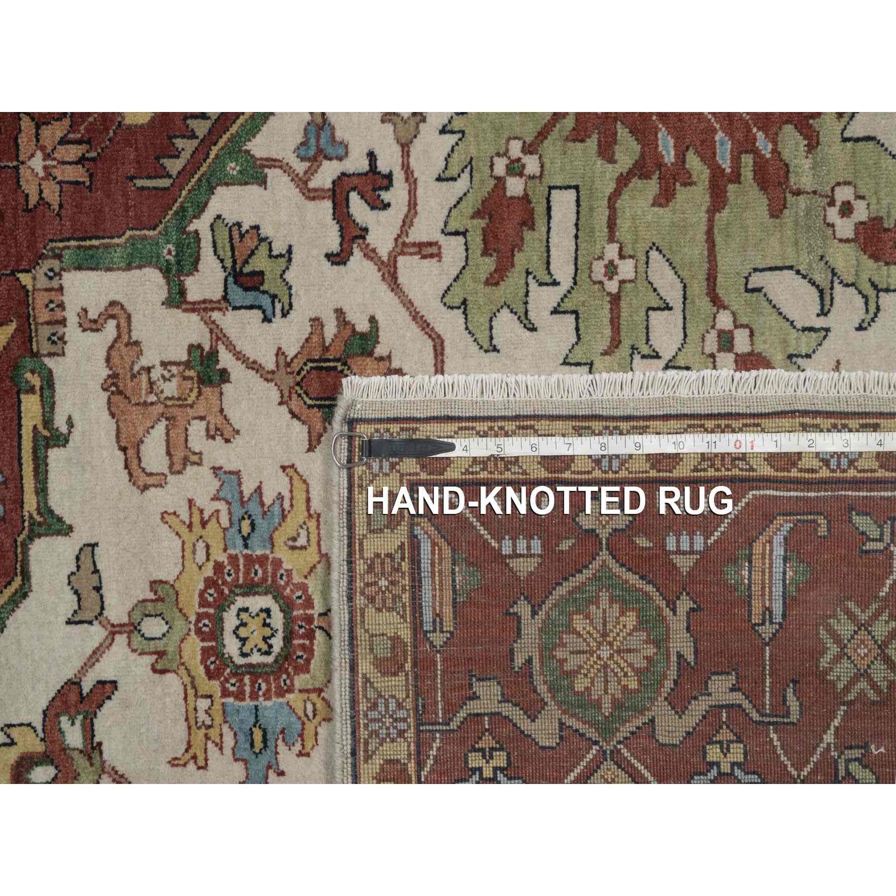 Heriz-Hand-Knotted-Rug-464065