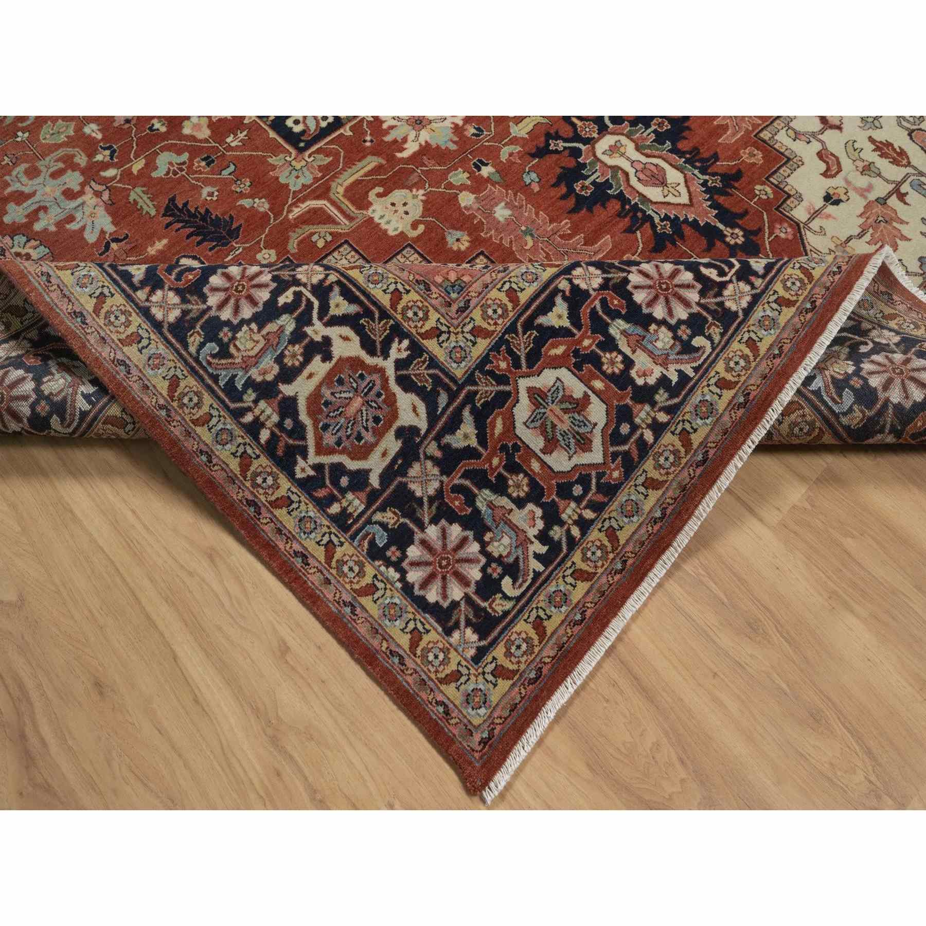 Heriz-Hand-Knotted-Rug-464070