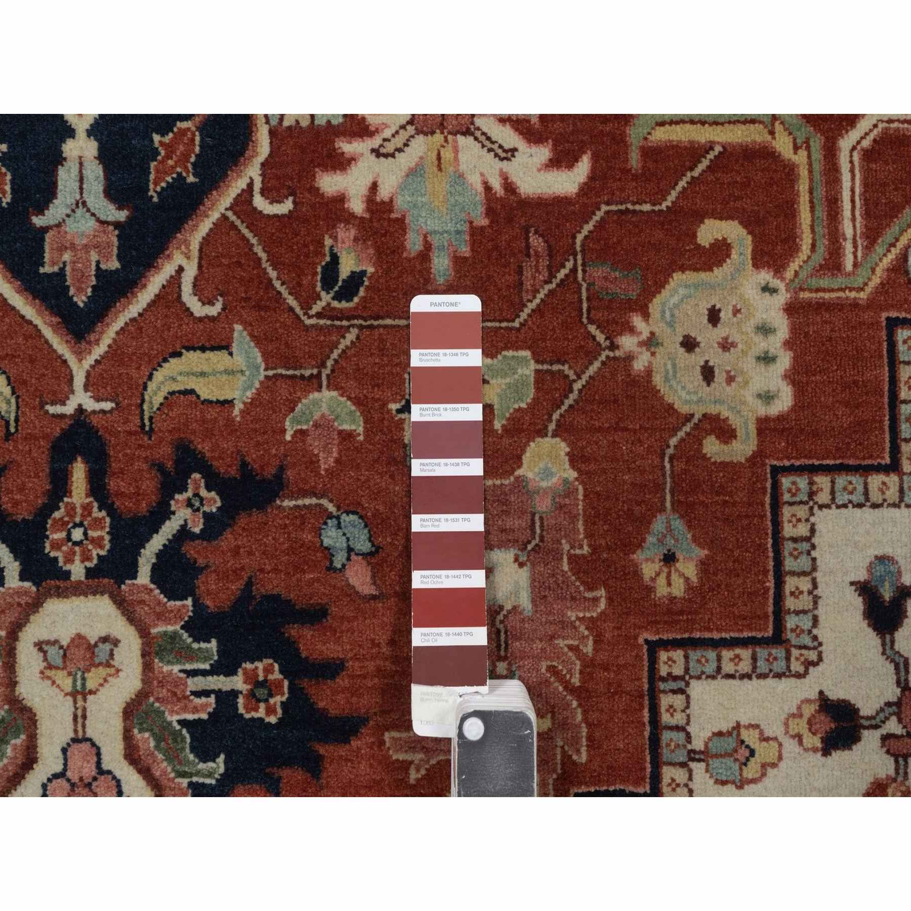 Heriz-Hand-Knotted-Rug-464070