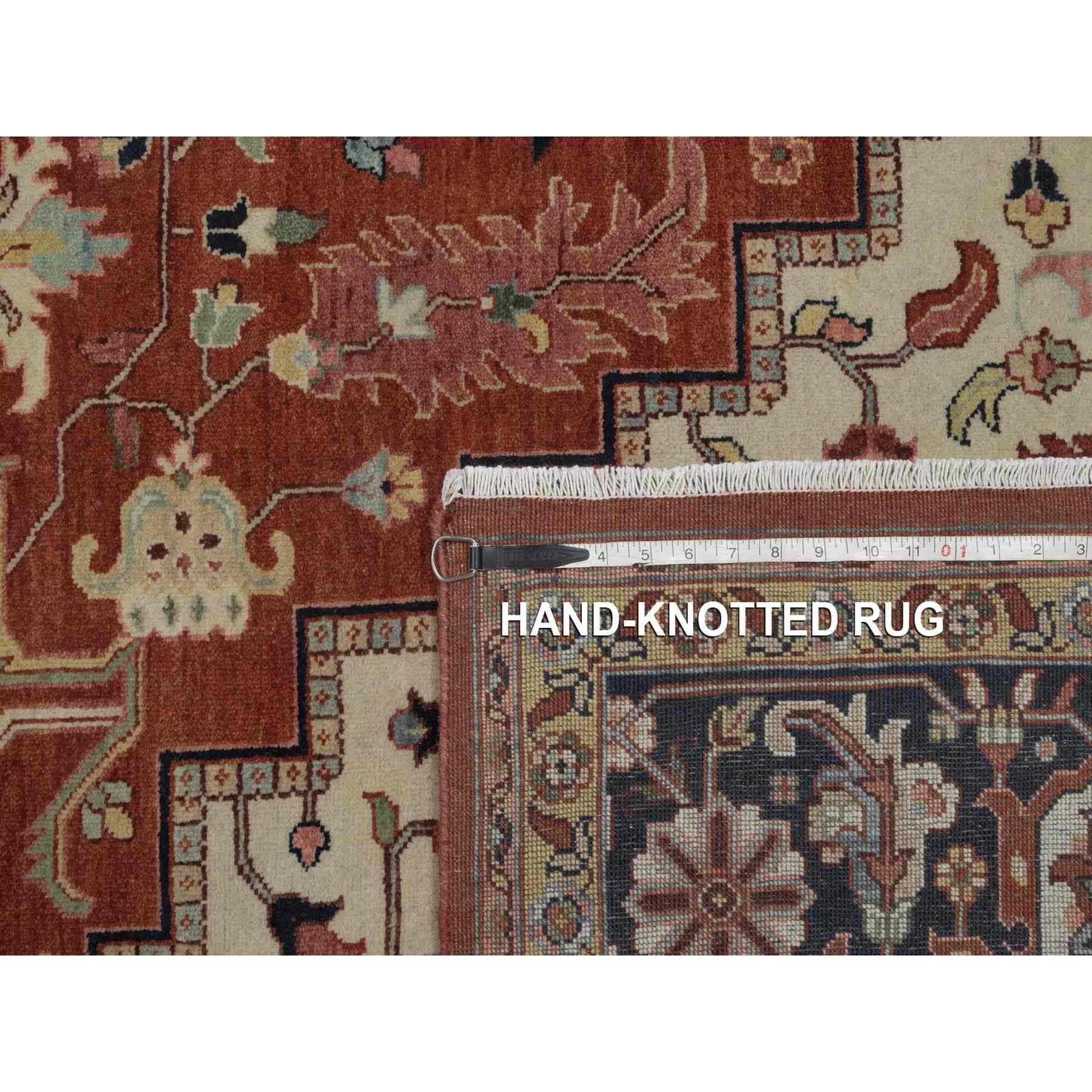 Heriz-Hand-Knotted-Rug-464070