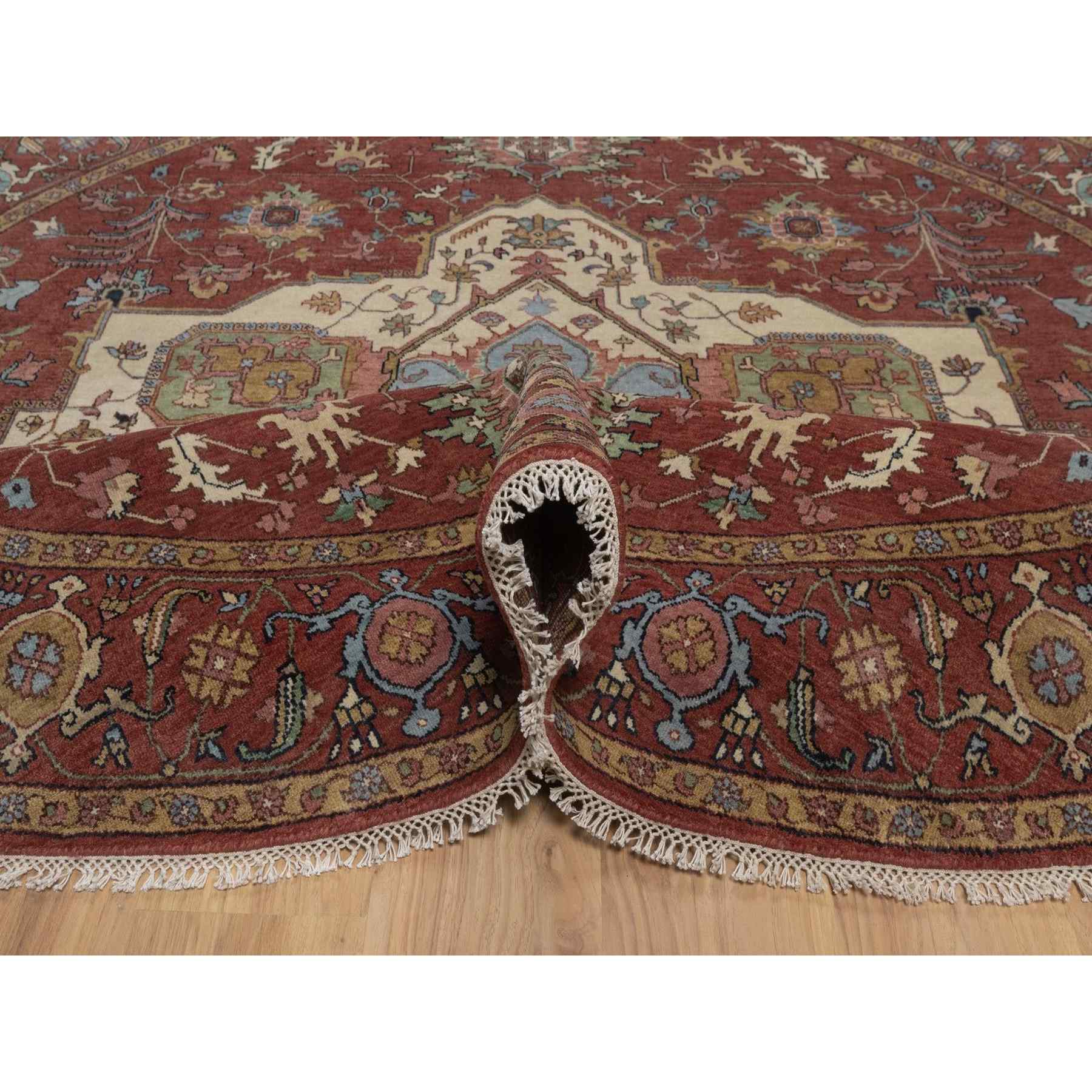 Heriz-Hand-Knotted-Rug-464075