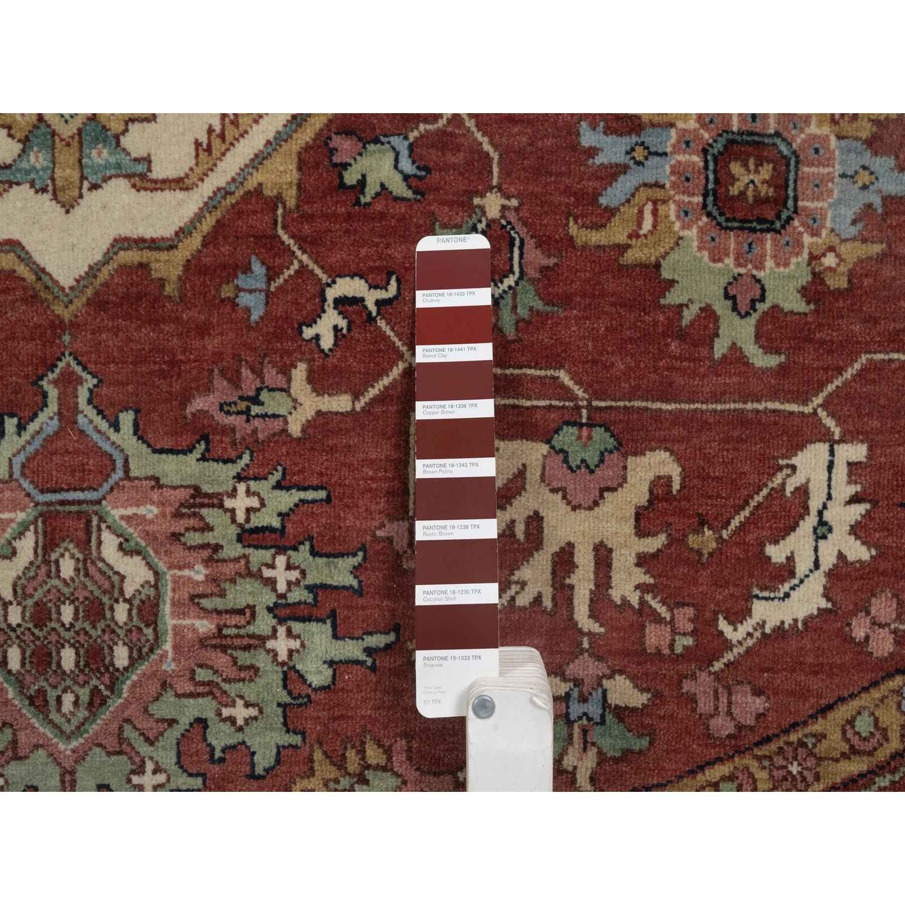 Heriz-Hand-Knotted-Rug-464075
