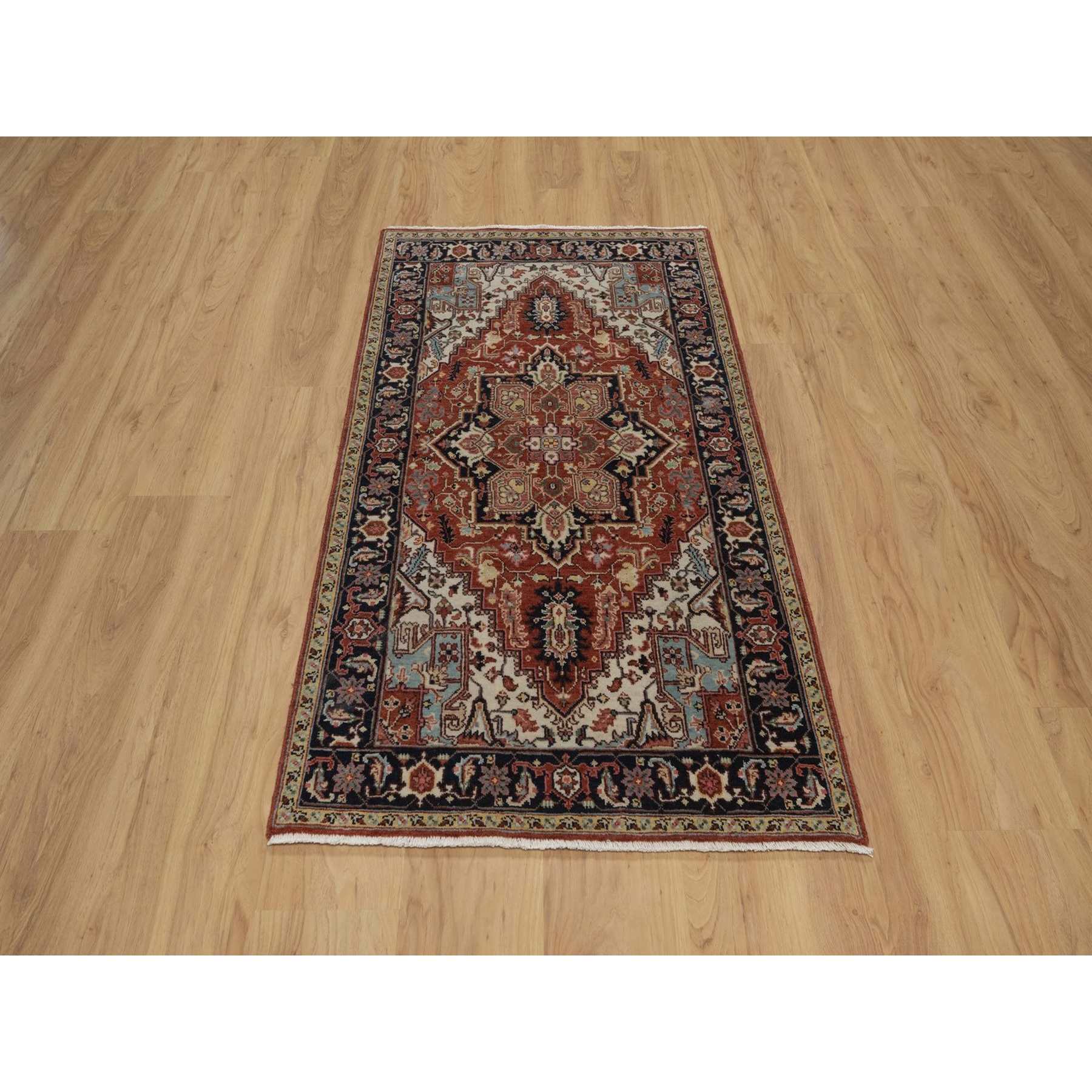 Heriz-Hand-Knotted-Rug-464080