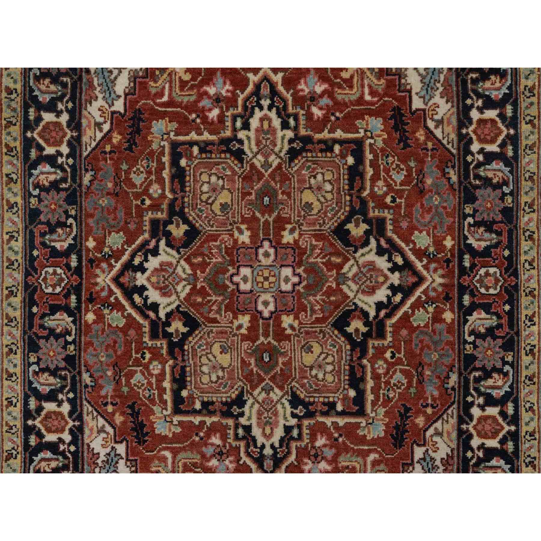 Heriz-Hand-Knotted-Rug-464080