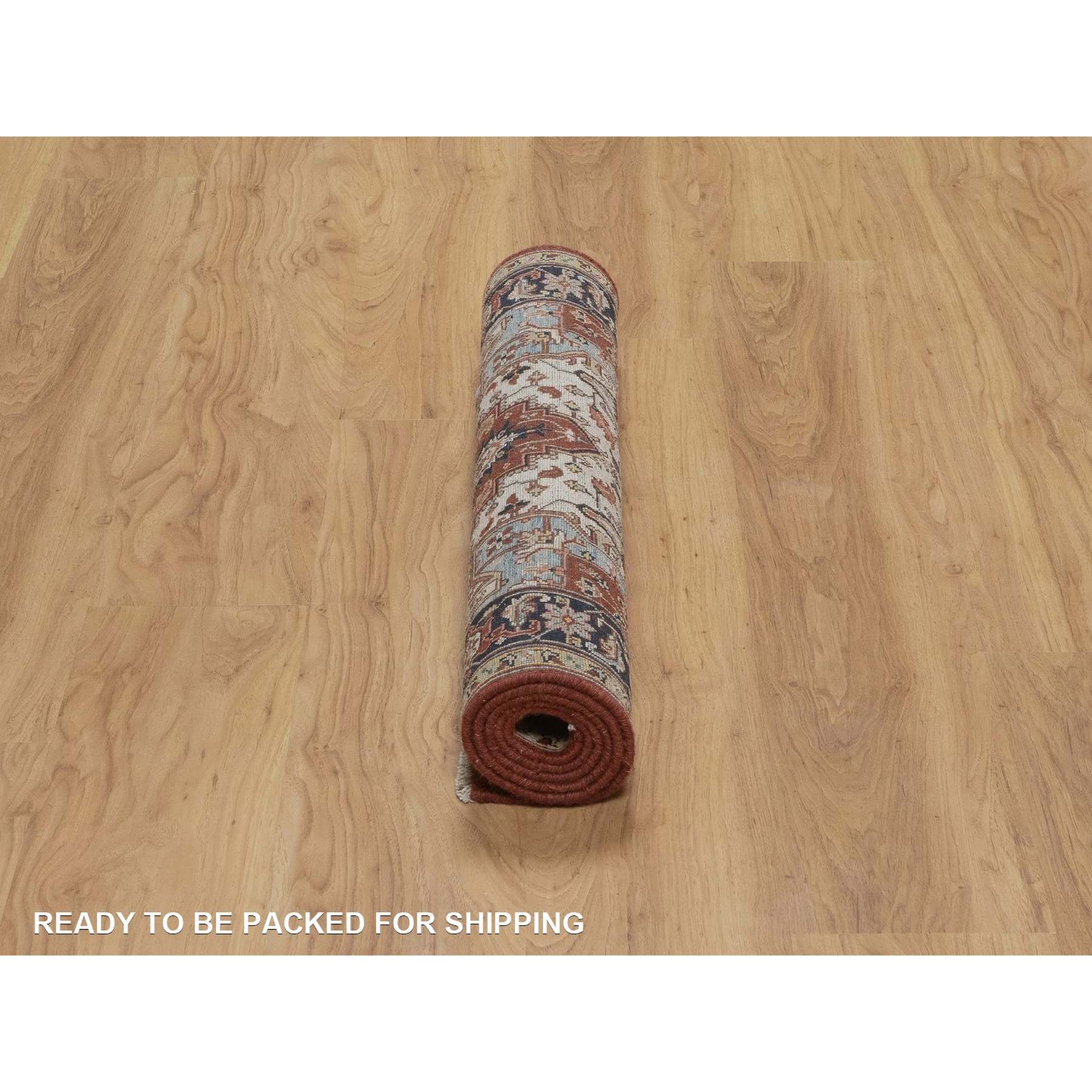 Heriz-Hand-Knotted-Rug-464080