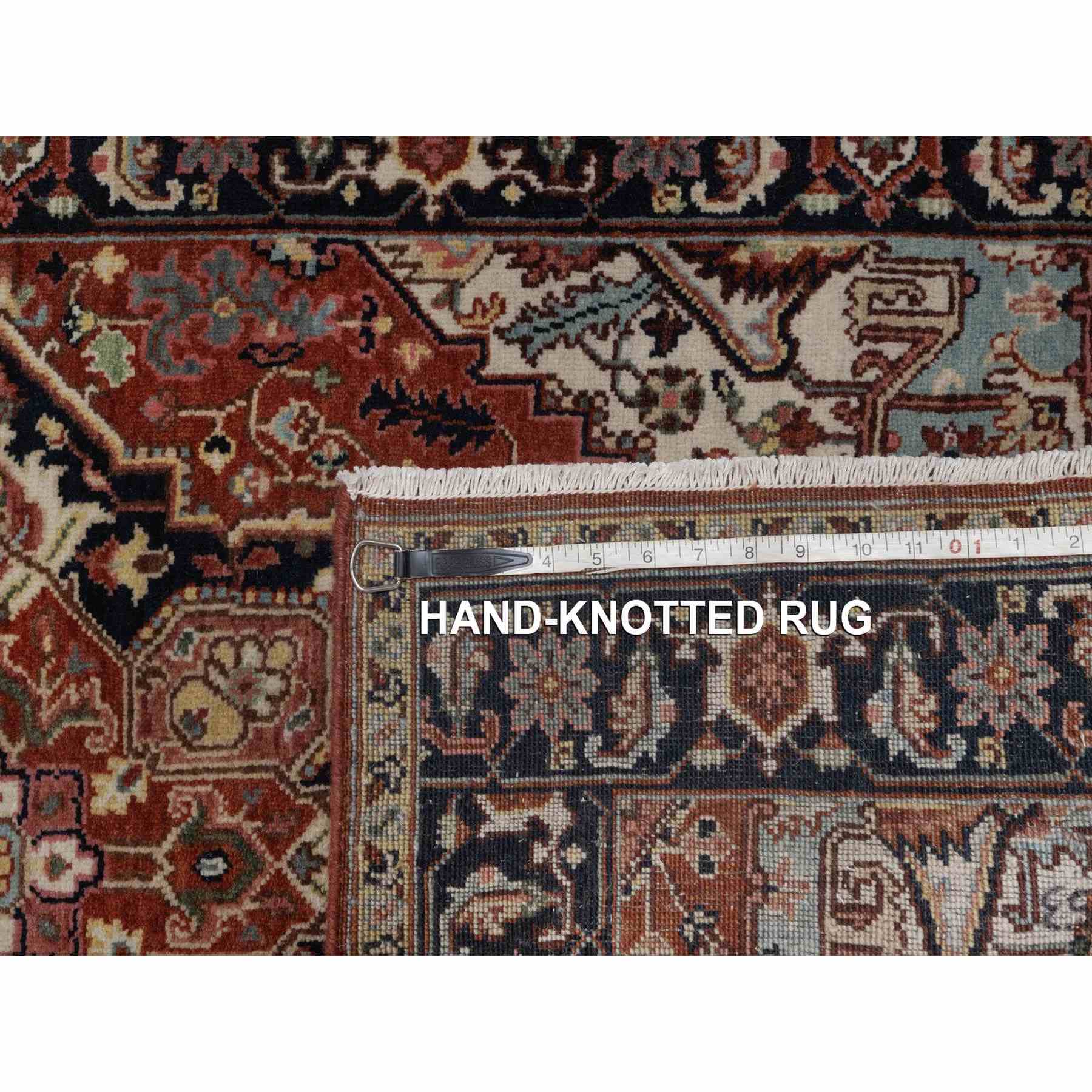 Heriz-Hand-Knotted-Rug-464080