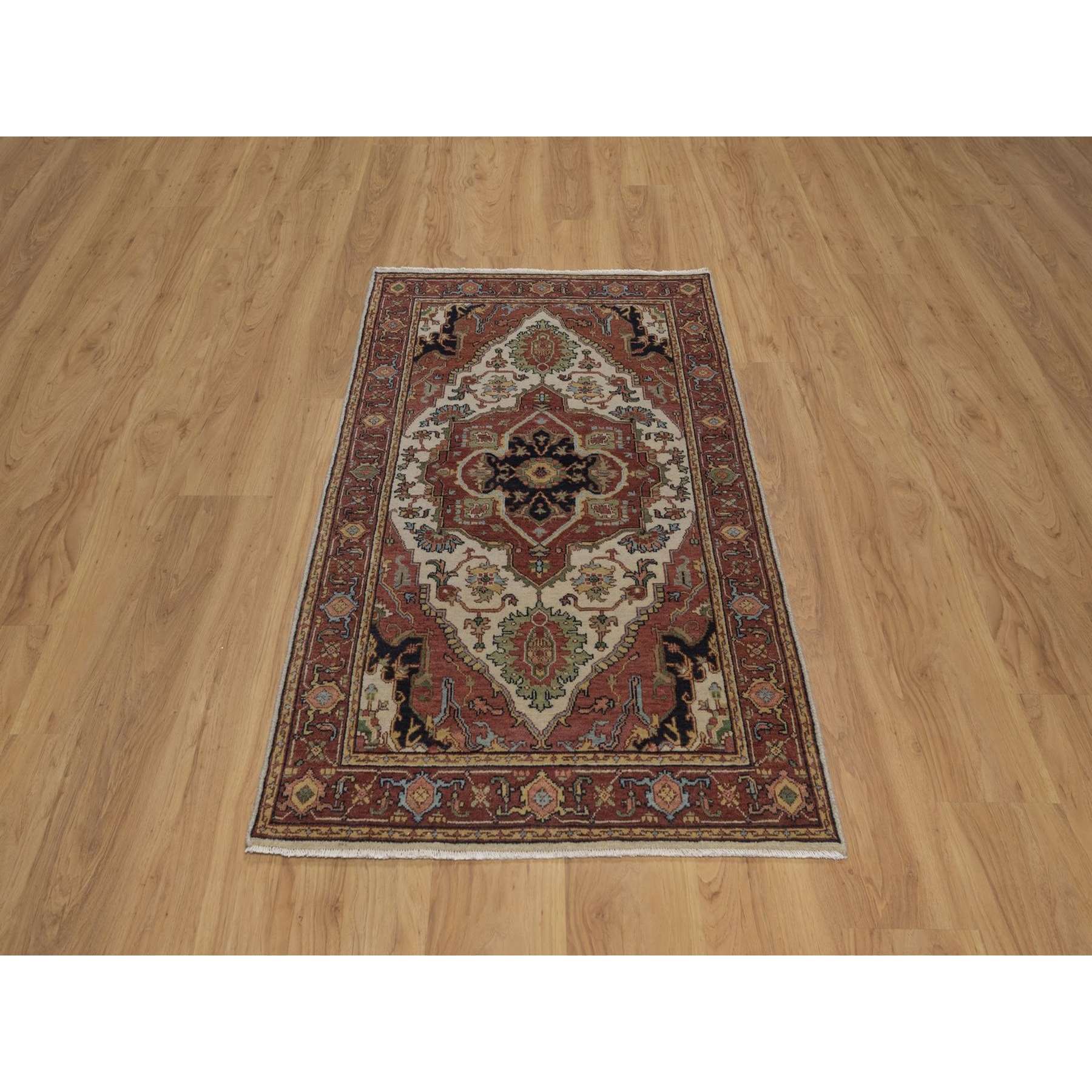 Heriz-Hand-Knotted-Rug-464090