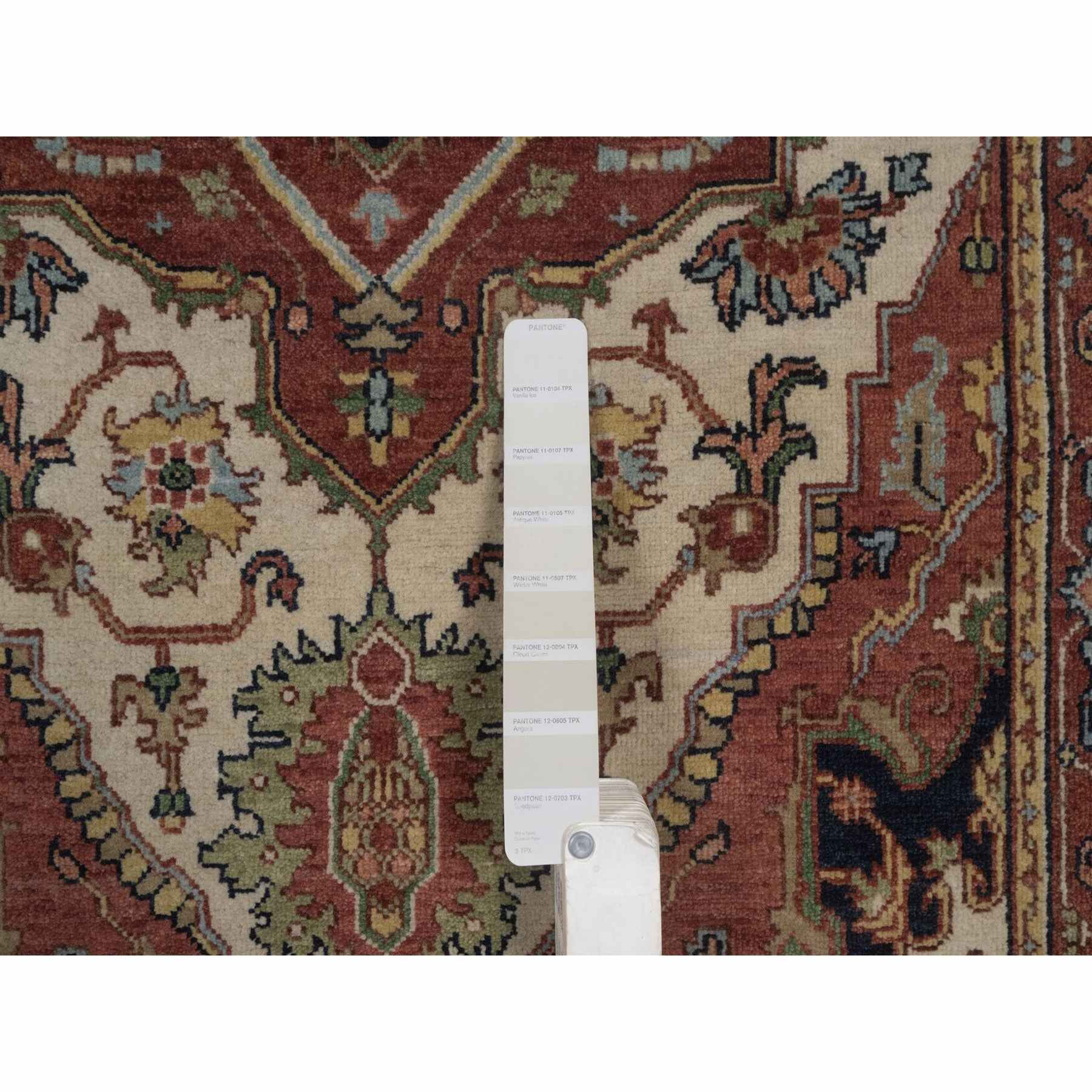 Heriz-Hand-Knotted-Rug-464090