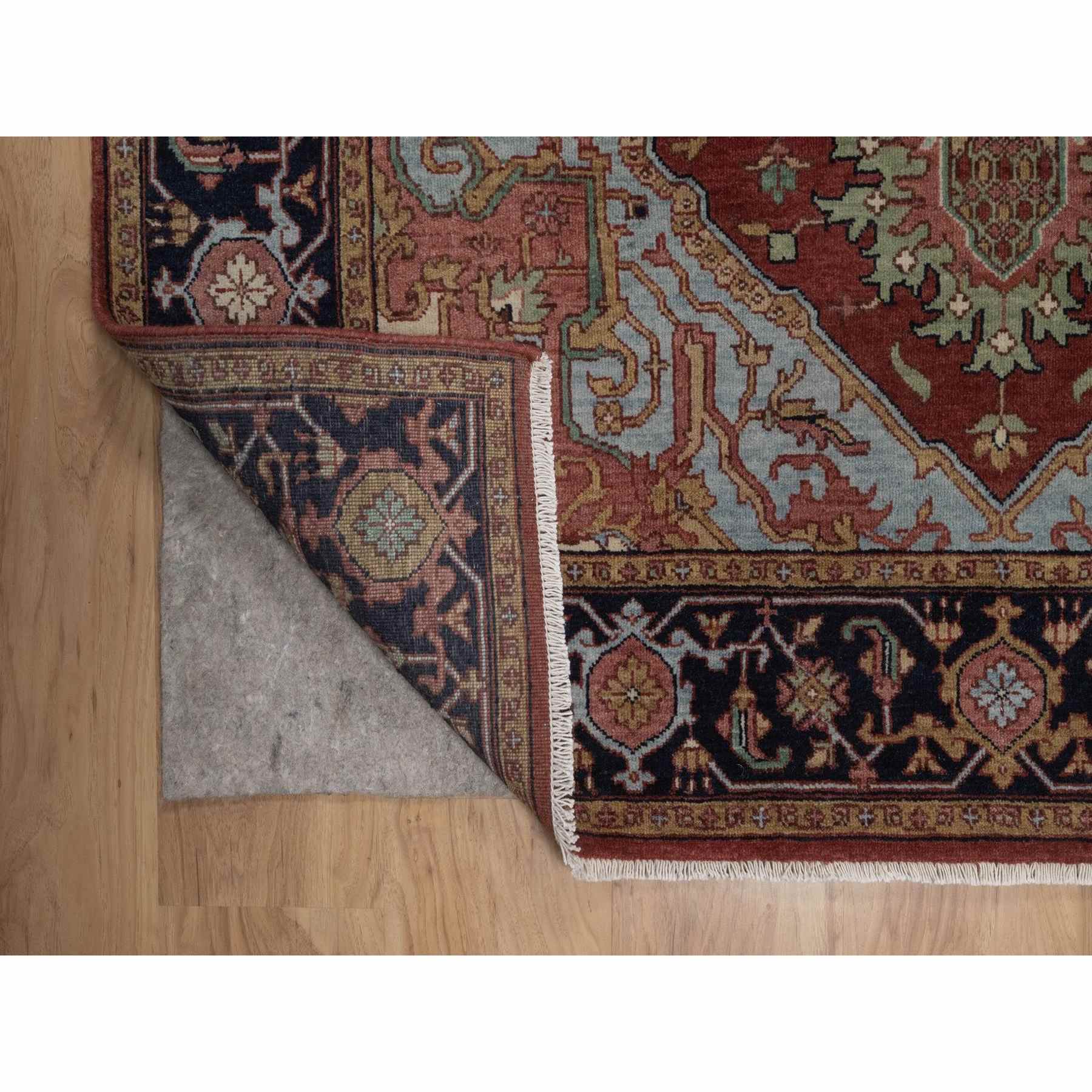 Heriz-Hand-Knotted-Rug-464095