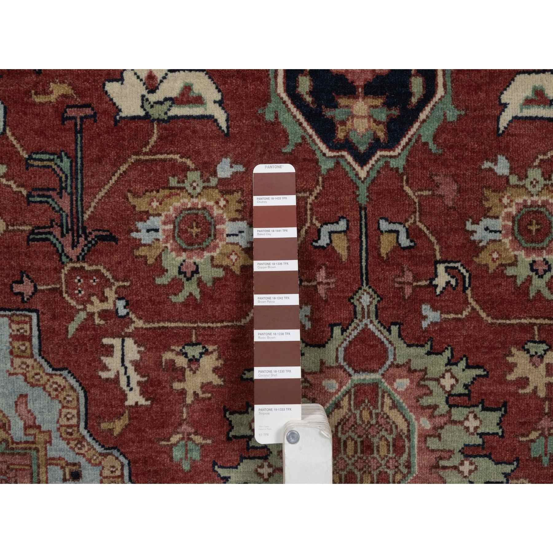 Heriz-Hand-Knotted-Rug-464095