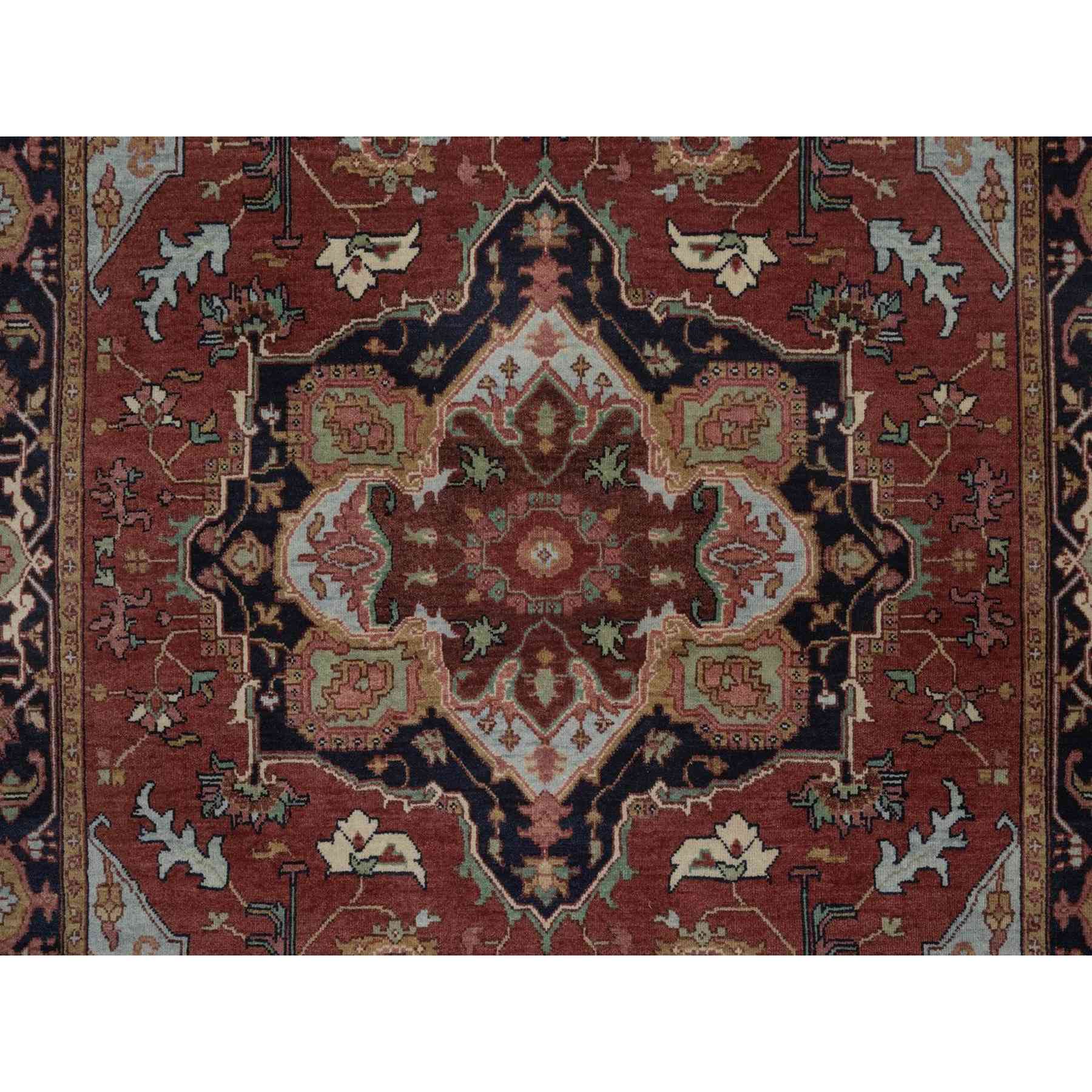 Heriz-Hand-Knotted-Rug-464095