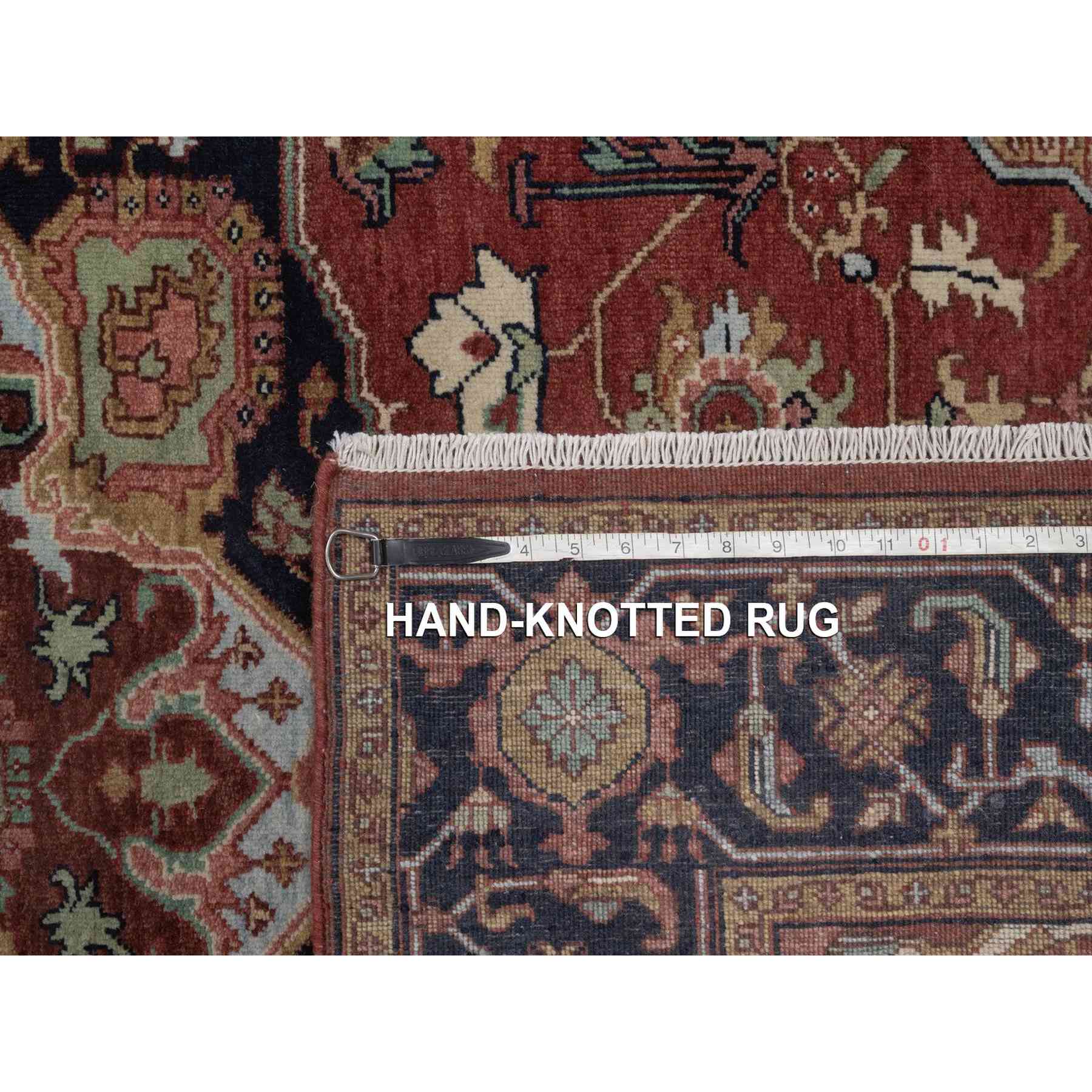 Heriz-Hand-Knotted-Rug-464095