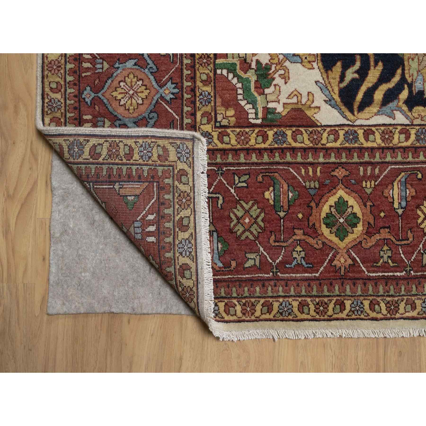 Heriz-Hand-Knotted-Rug-464100