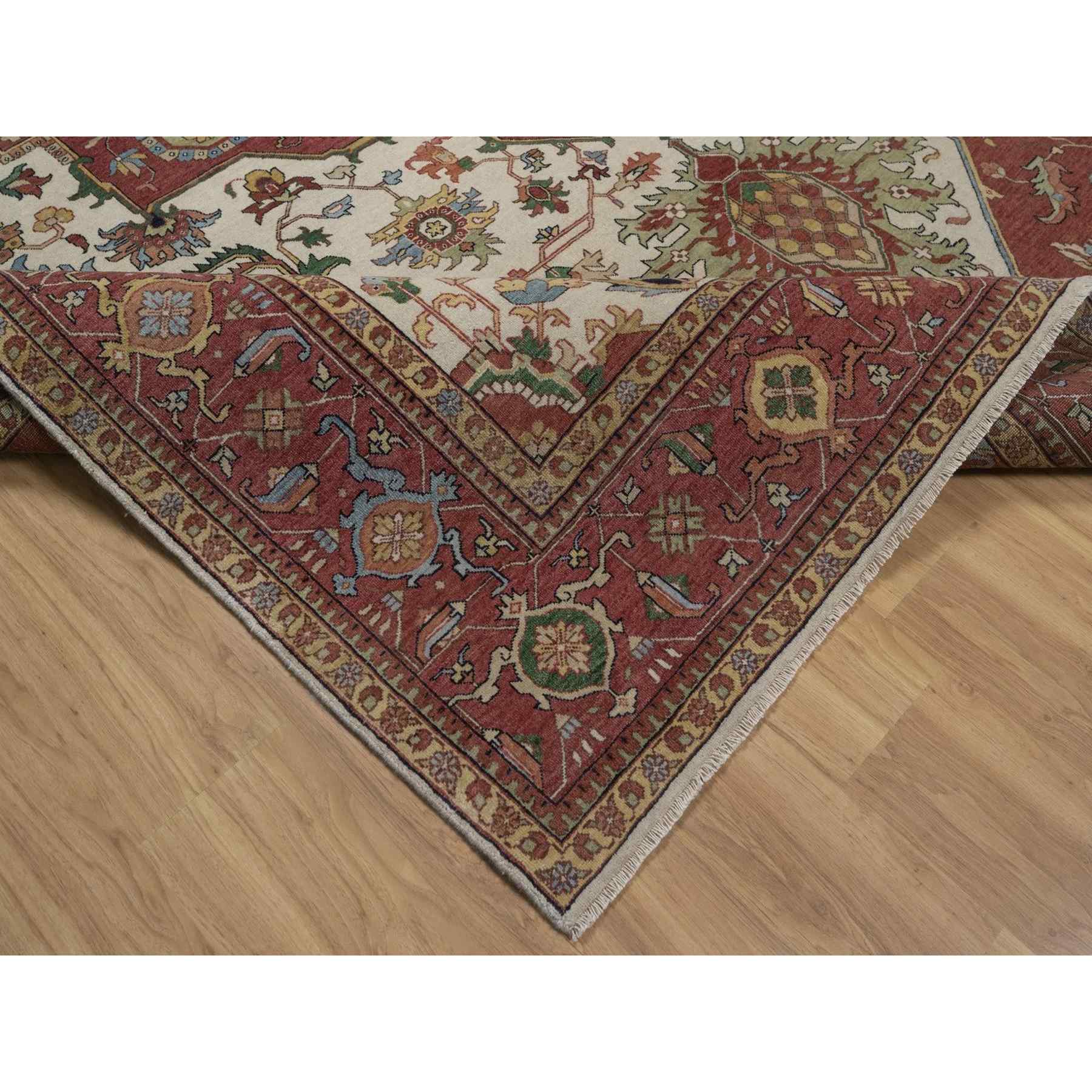 Heriz-Hand-Knotted-Rug-464100