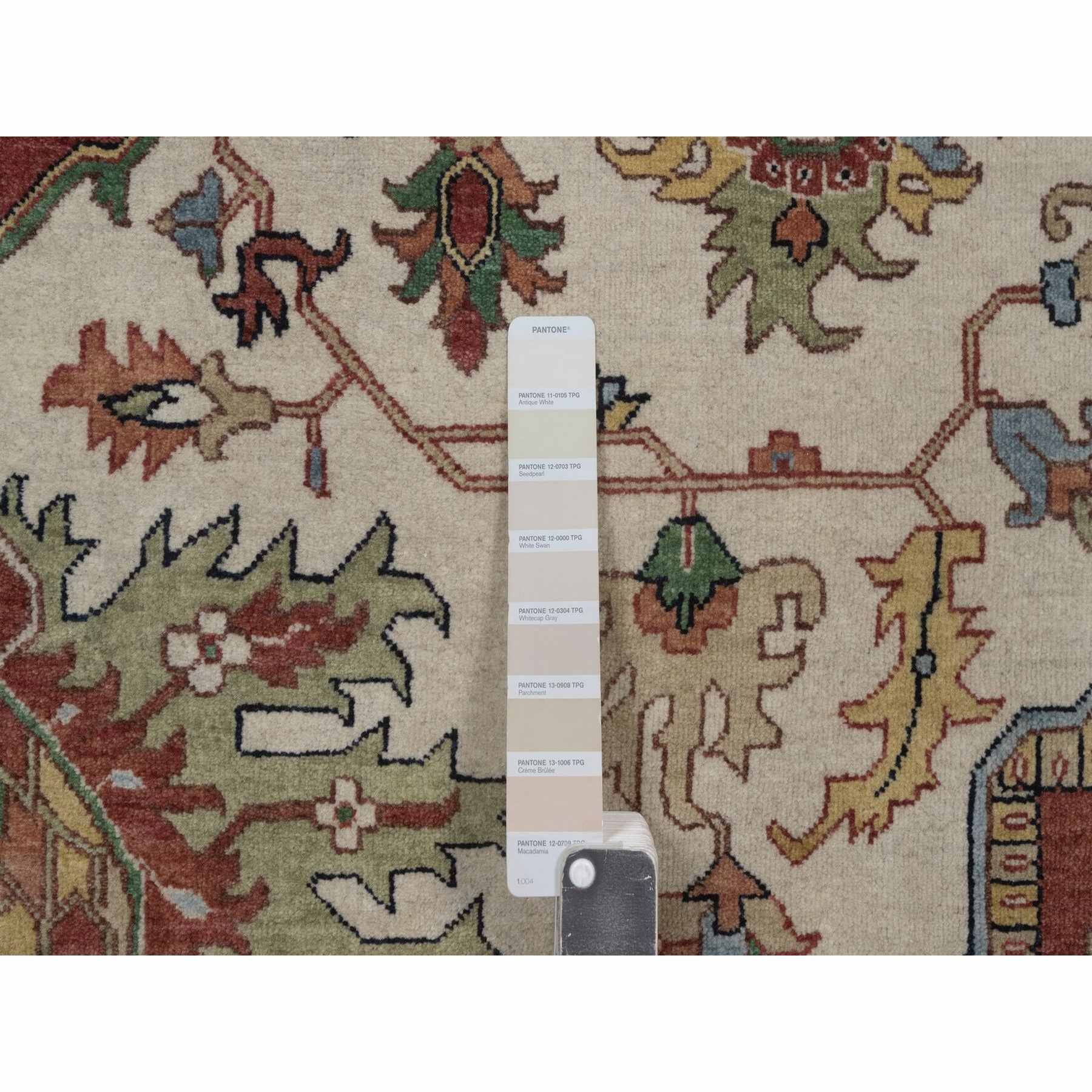 Heriz-Hand-Knotted-Rug-464100