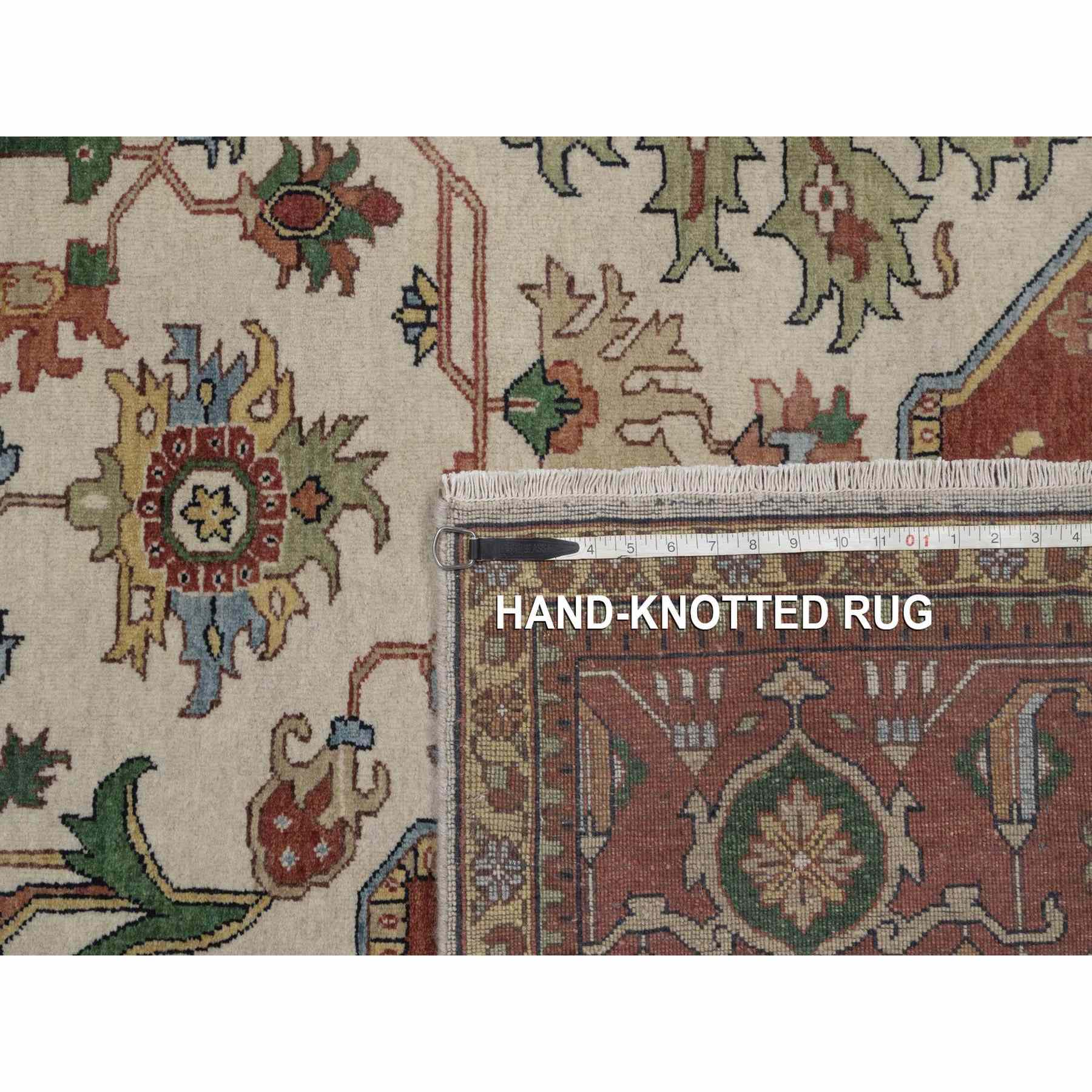 Heriz-Hand-Knotted-Rug-464100