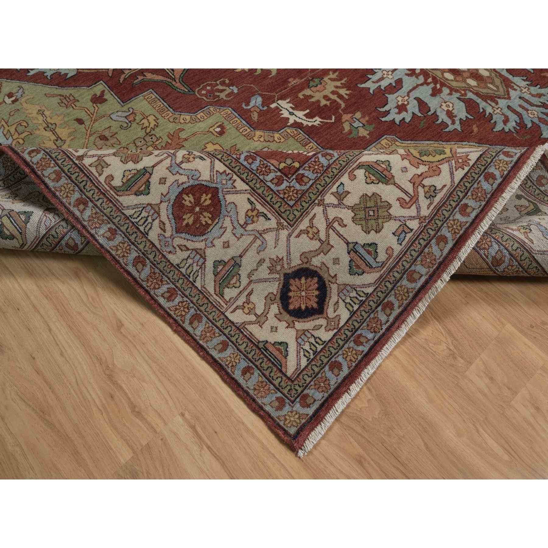 Heriz-Hand-Knotted-Rug-464105