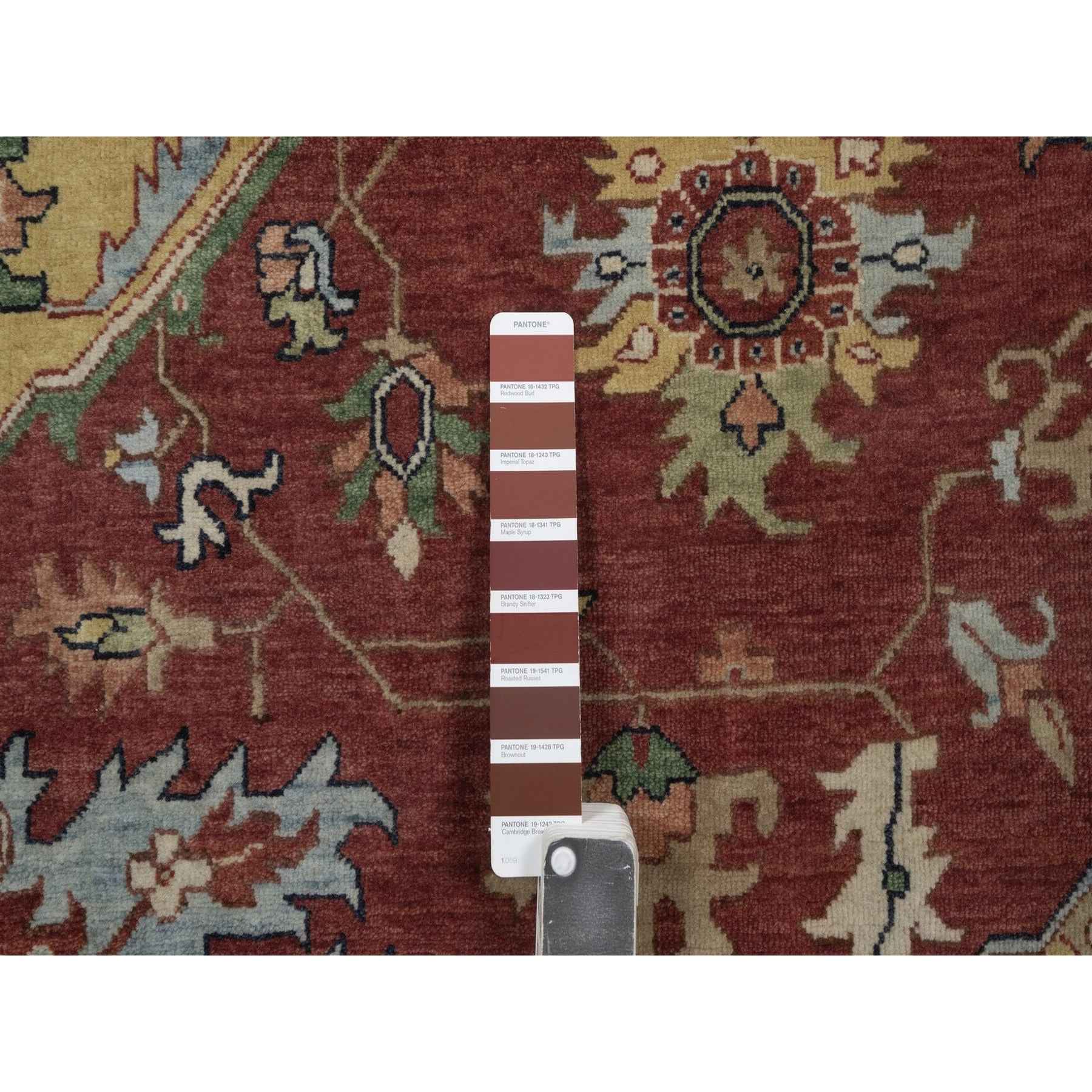 Heriz-Hand-Knotted-Rug-464105