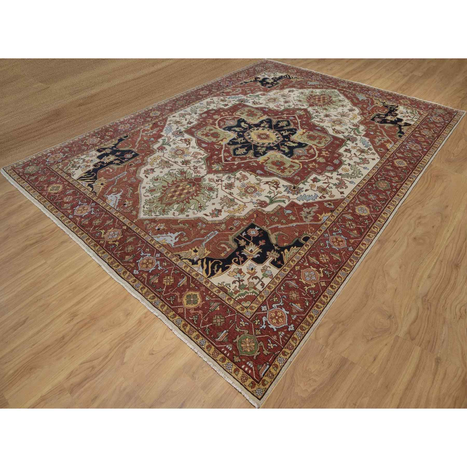 Heriz-Hand-Knotted-Rug-464110