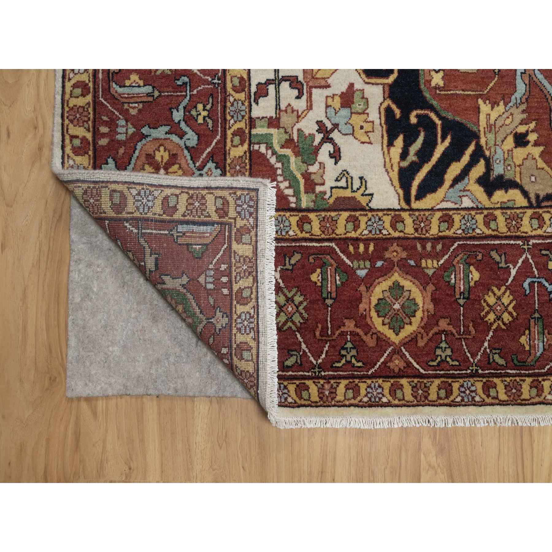 Heriz-Hand-Knotted-Rug-464110