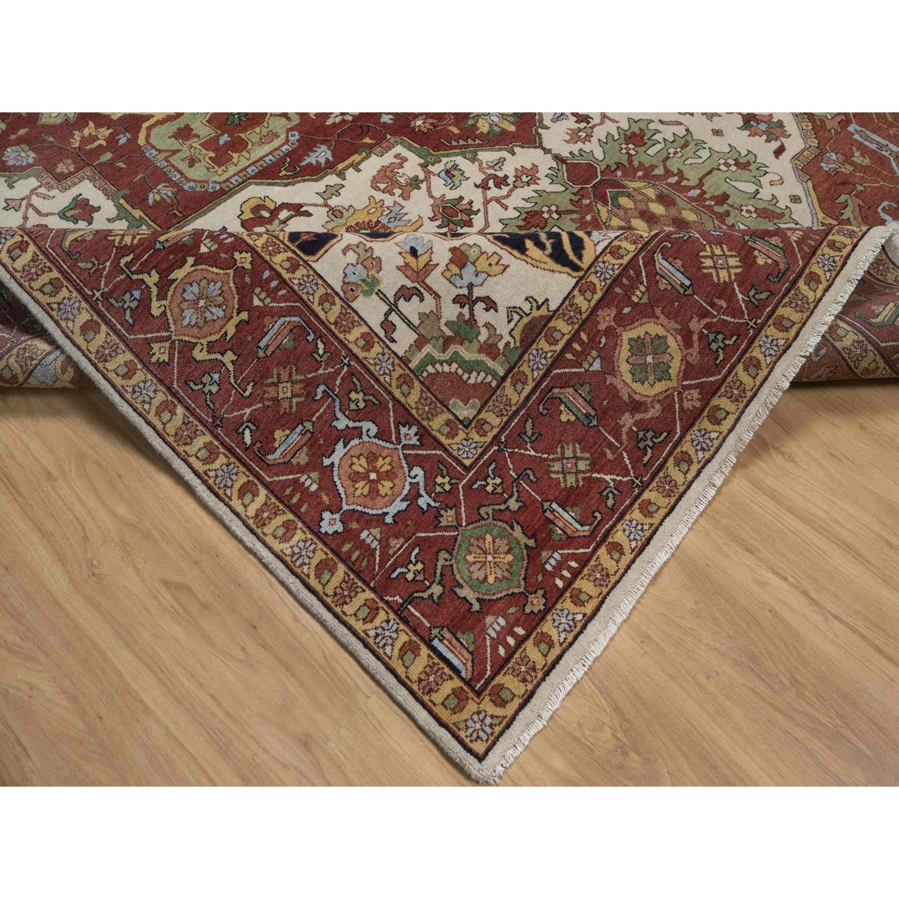 Heriz-Hand-Knotted-Rug-464110