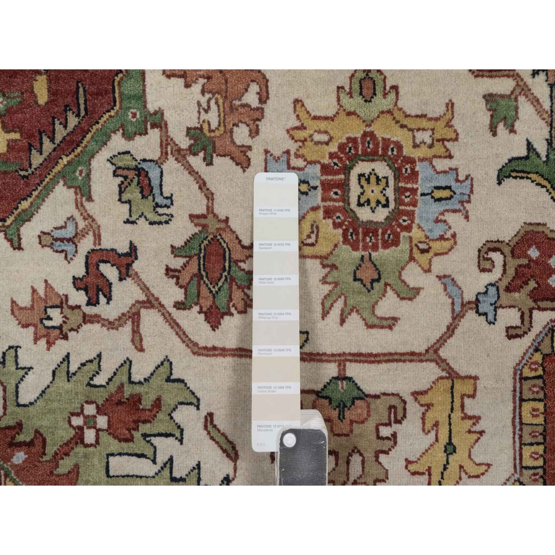 Heriz-Hand-Knotted-Rug-464110