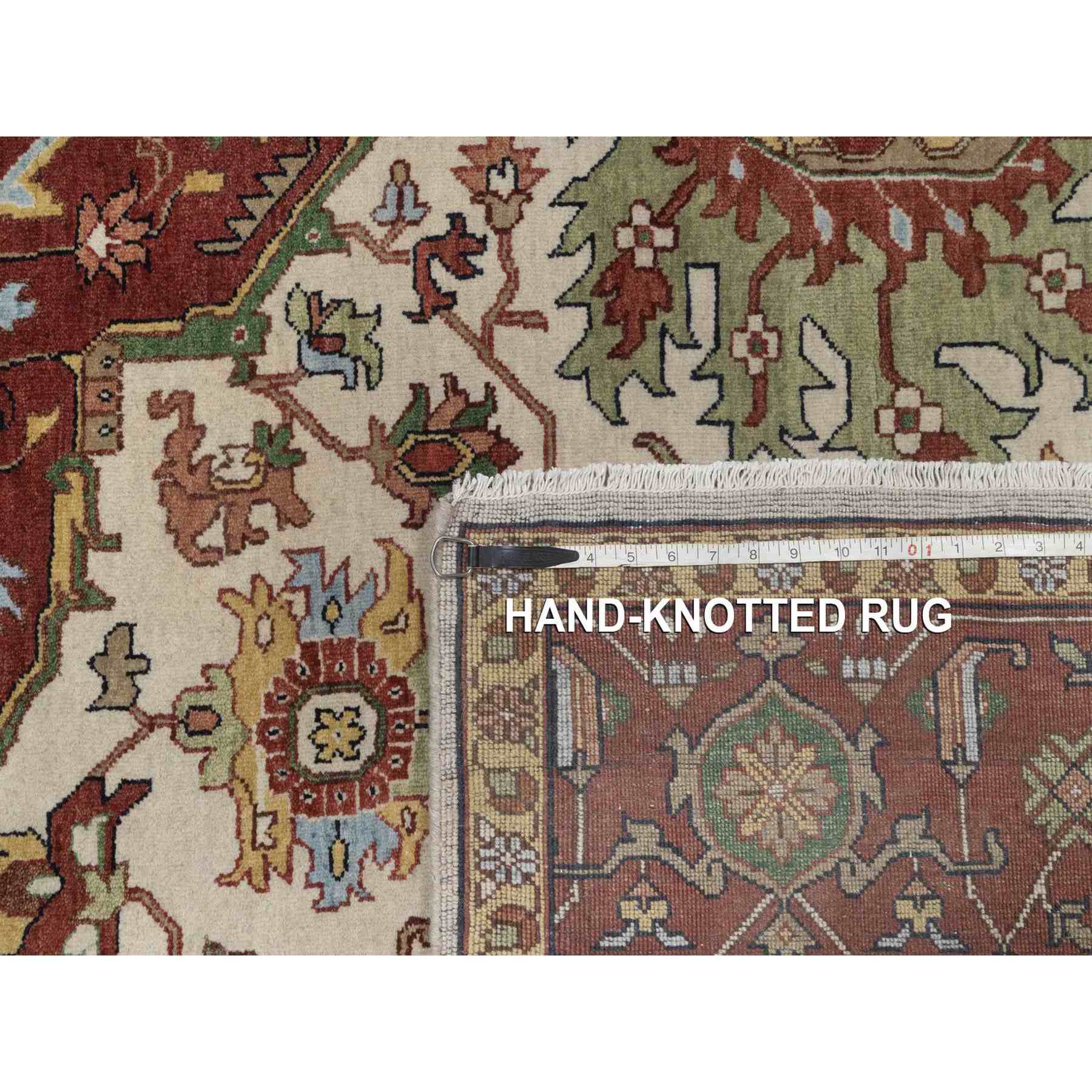 Heriz-Hand-Knotted-Rug-464110