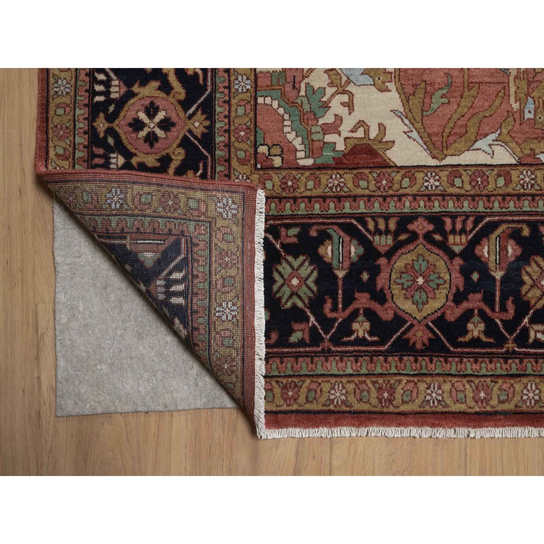 Heriz-Hand-Knotted-Rug-464115