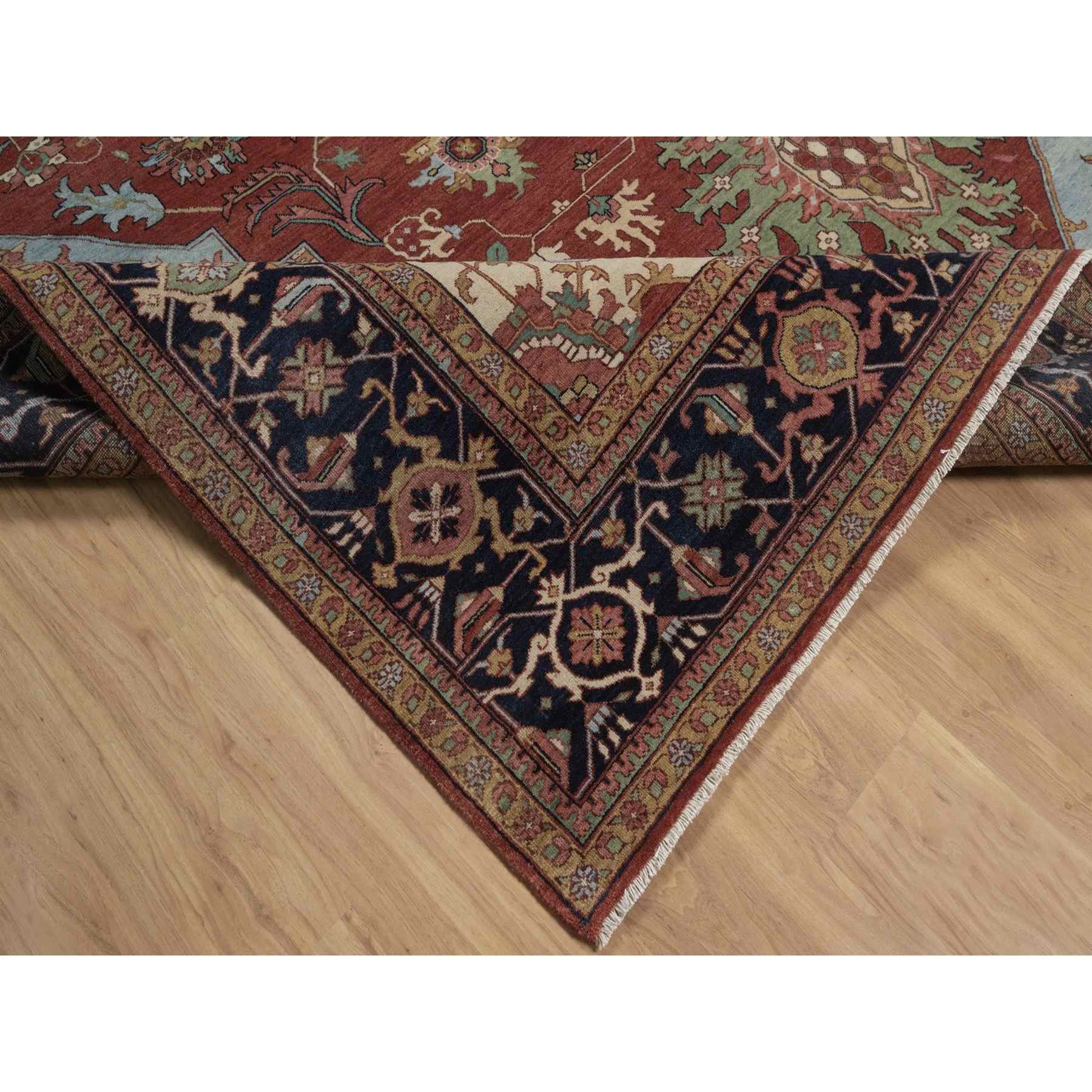 Heriz-Hand-Knotted-Rug-464115