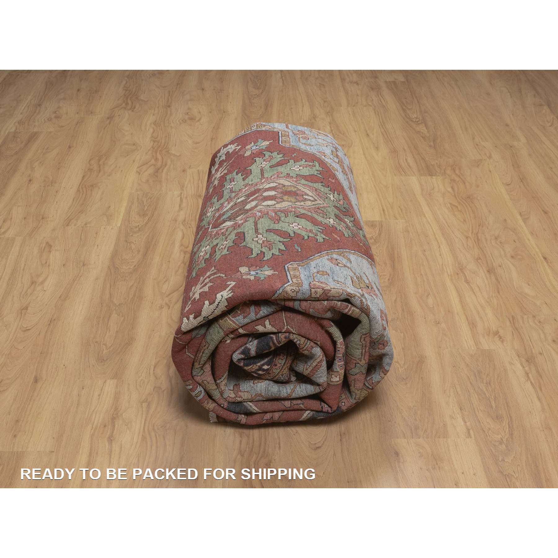 Heriz-Hand-Knotted-Rug-464115