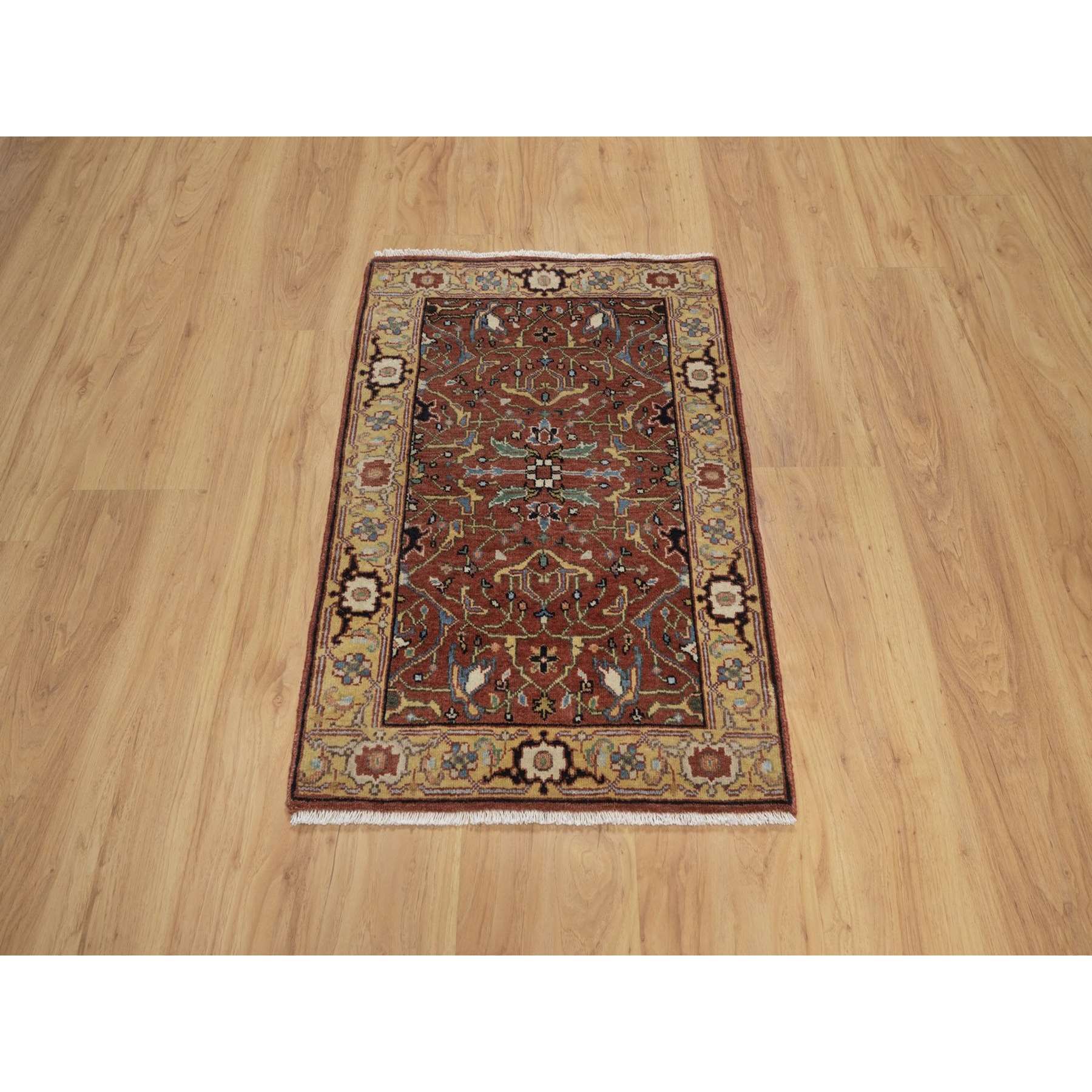 Heriz-Hand-Knotted-Rug-464120