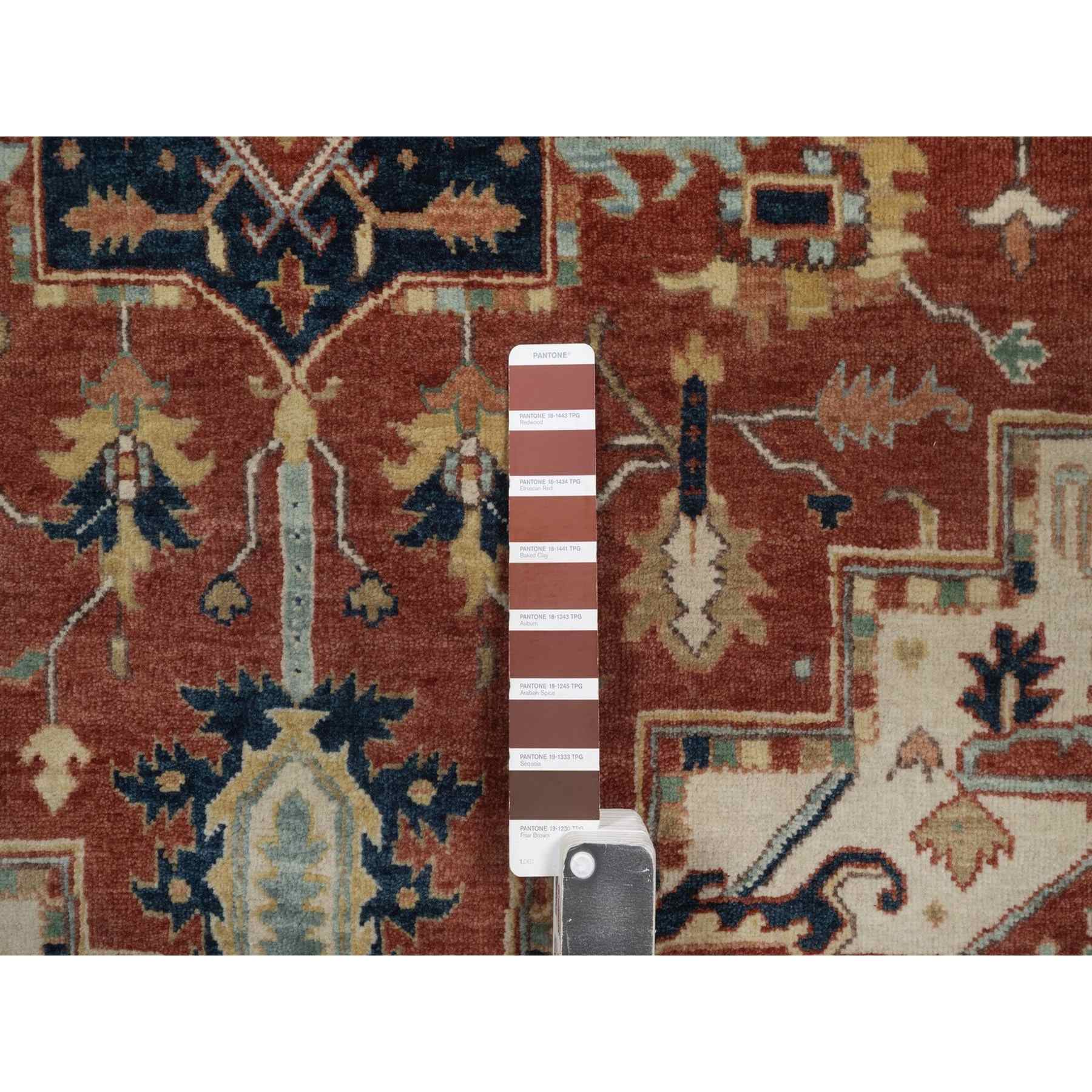 Heriz-Hand-Knotted-Rug-464130