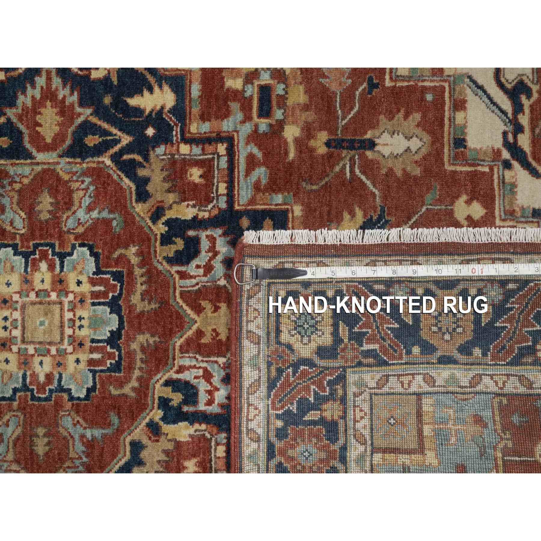 Heriz-Hand-Knotted-Rug-464130