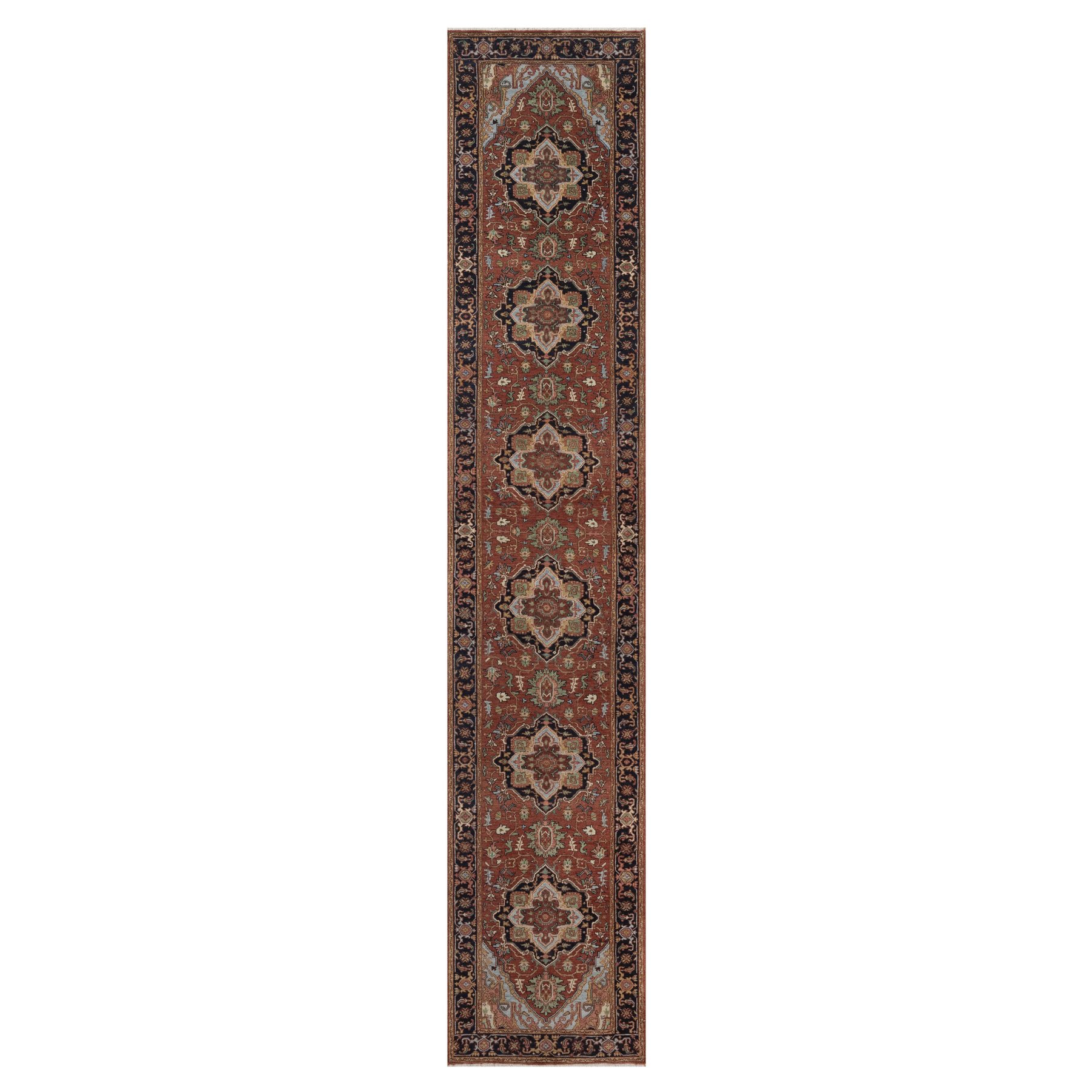 Heriz-Hand-Knotted-Rug-464135