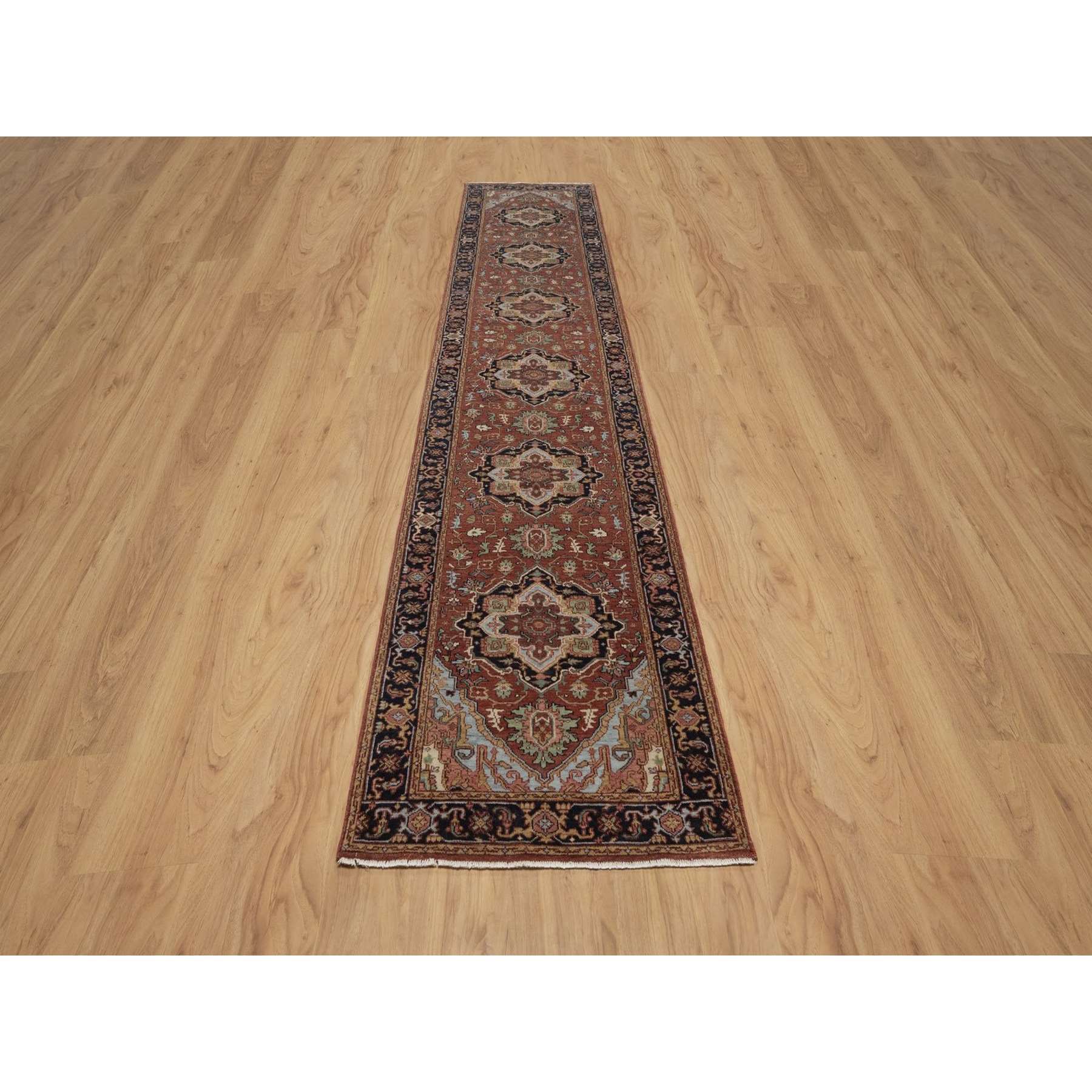 Heriz-Hand-Knotted-Rug-464135