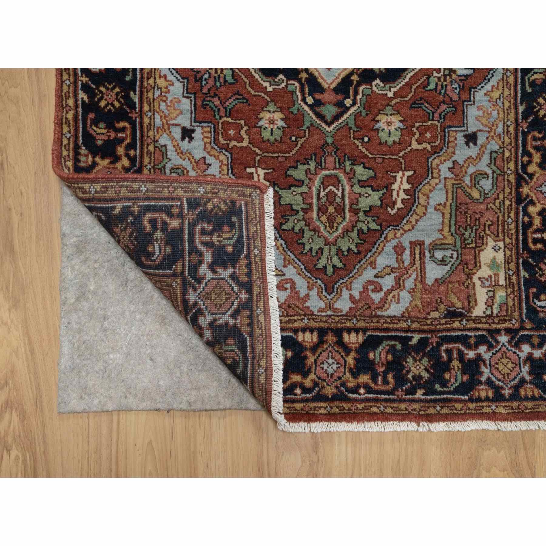Heriz-Hand-Knotted-Rug-464135