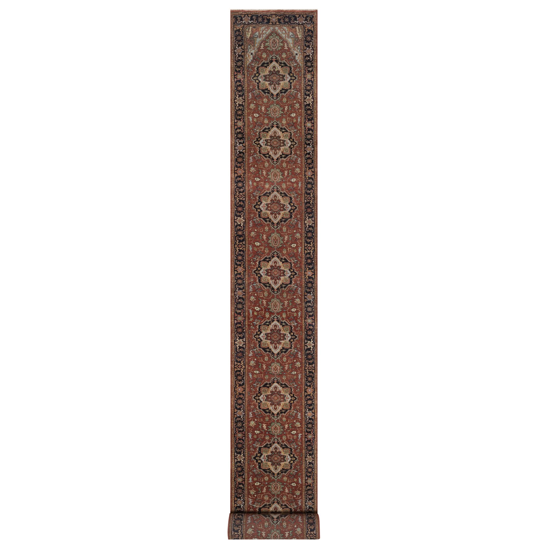 Heriz-Hand-Knotted-Rug-464145
