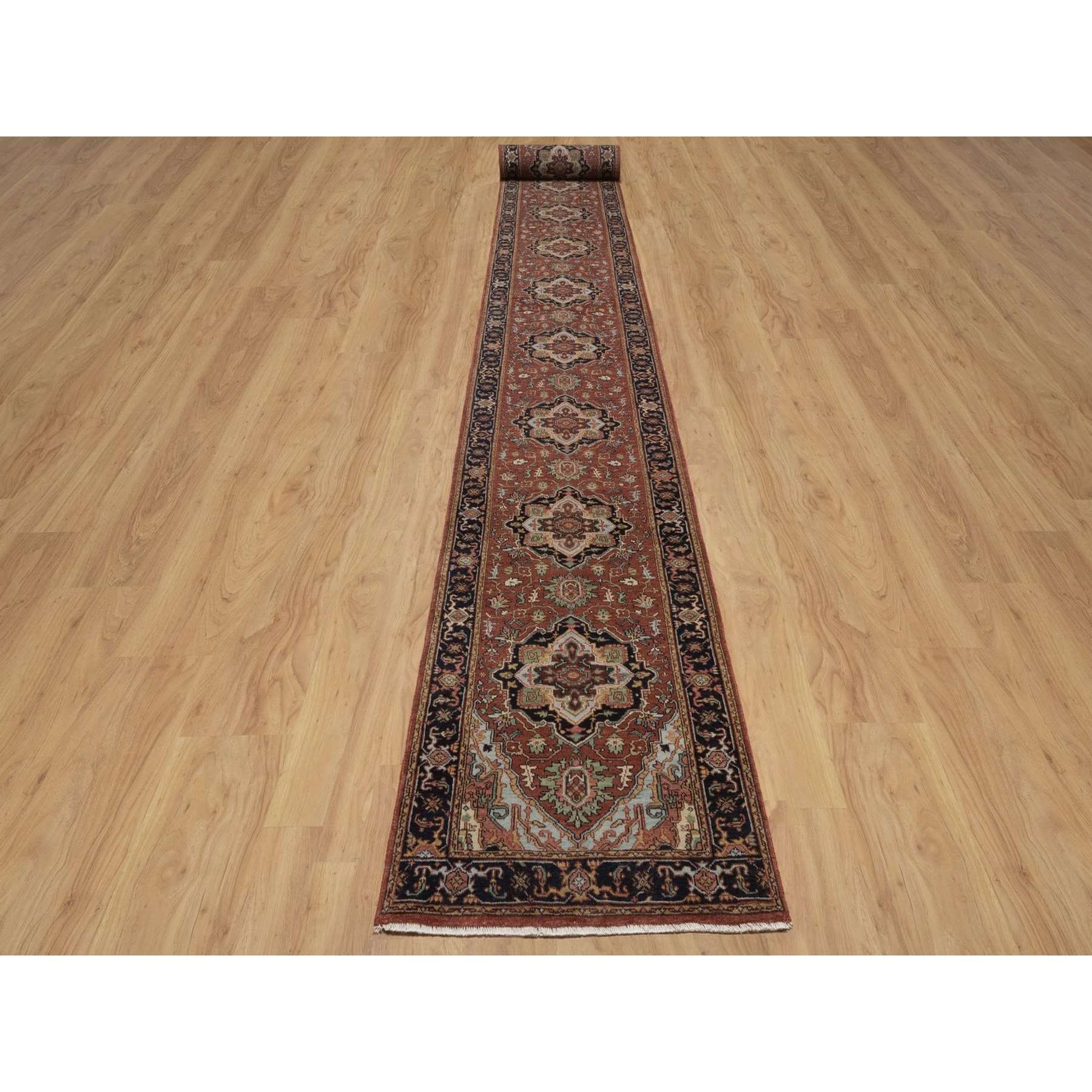 Heriz-Hand-Knotted-Rug-464145