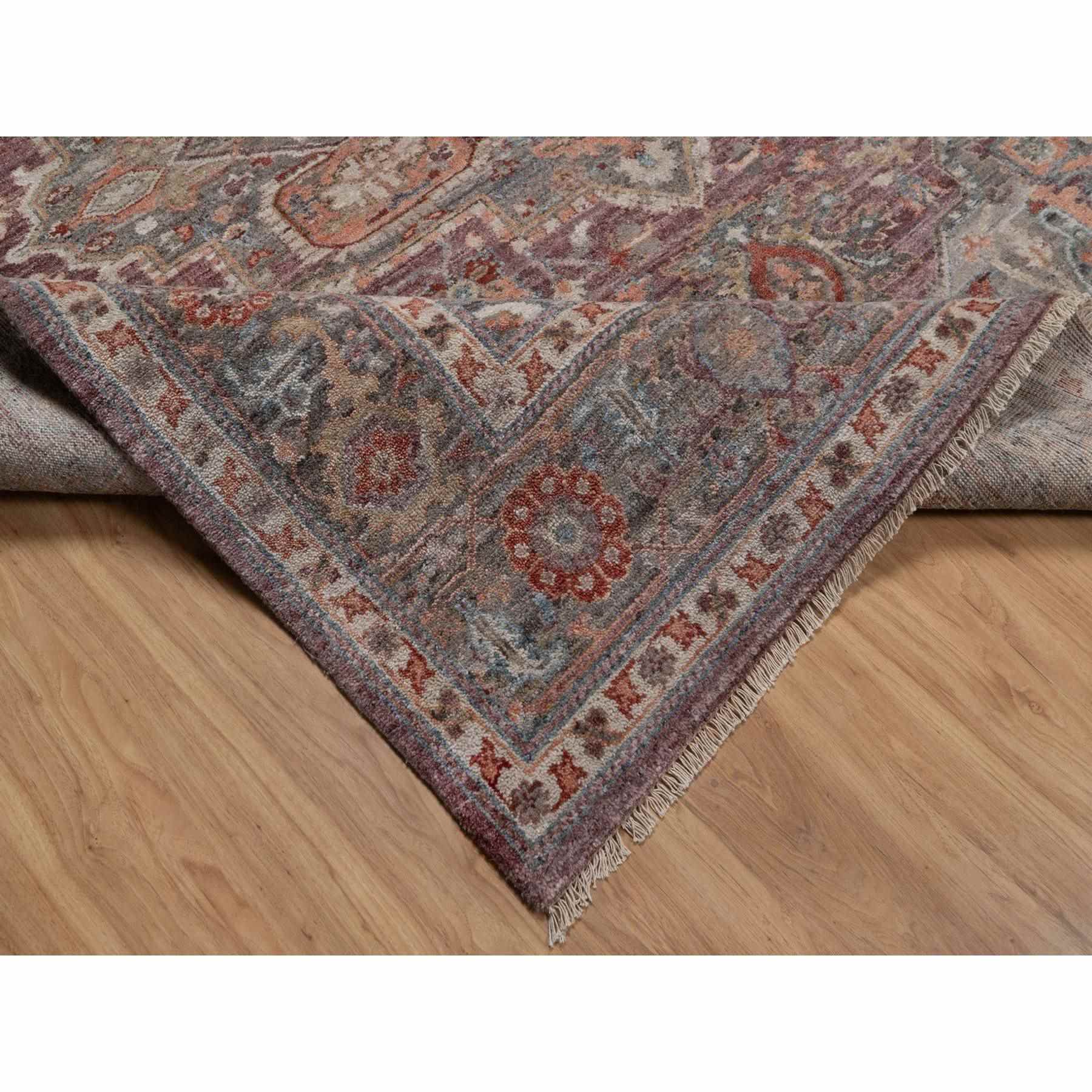 Heriz-Hand-Knotted-Rug-464415