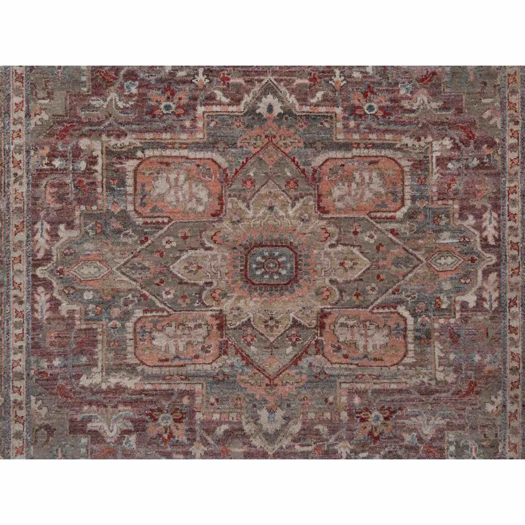 Heriz-Hand-Knotted-Rug-464415
