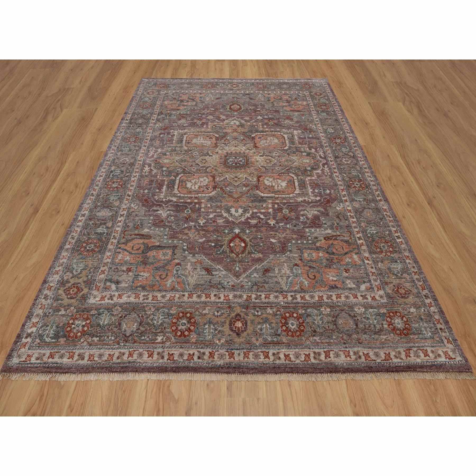 Heriz-Hand-Knotted-Rug-464480